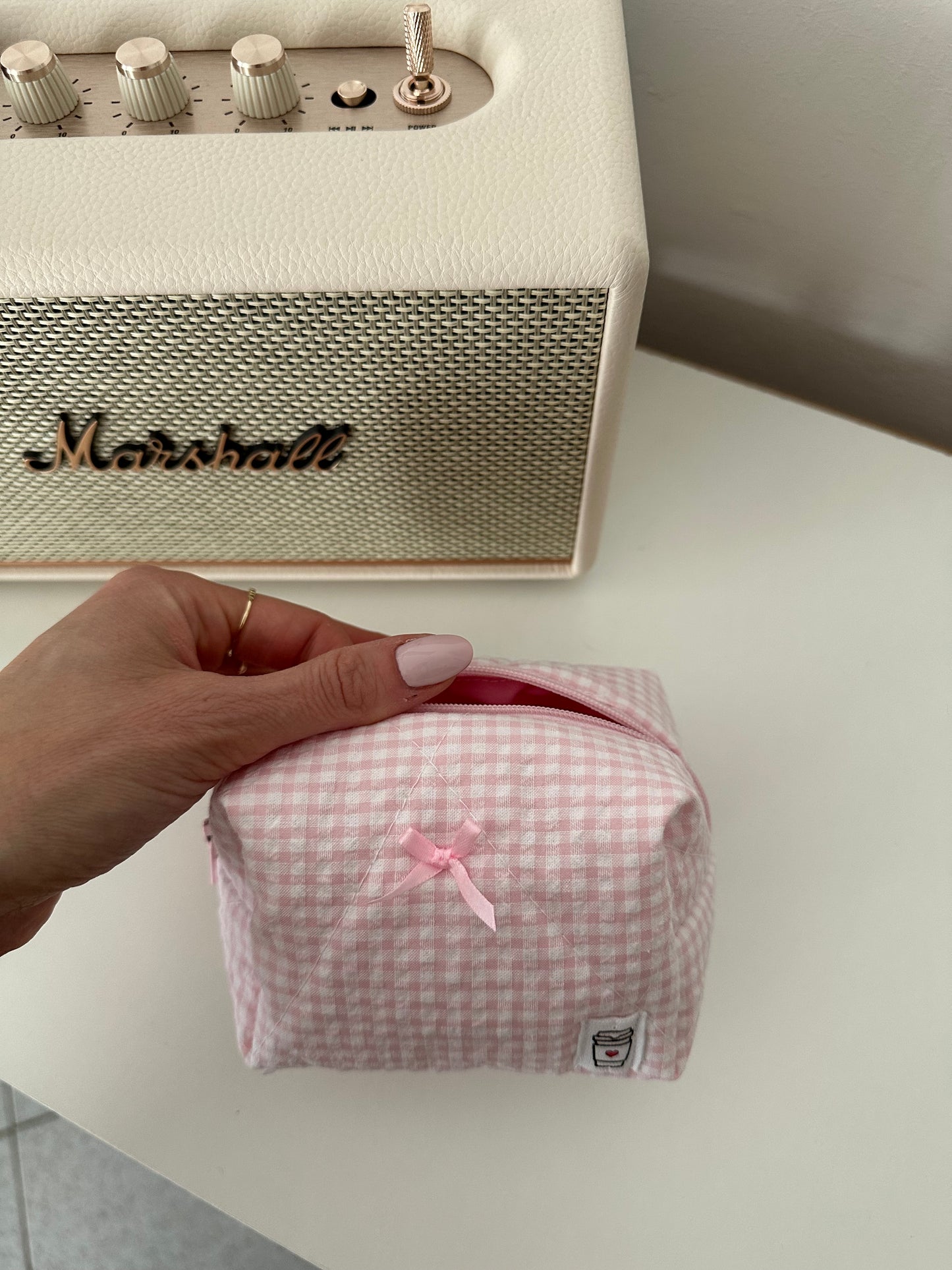 Beauty piccolo vichy rosa baby