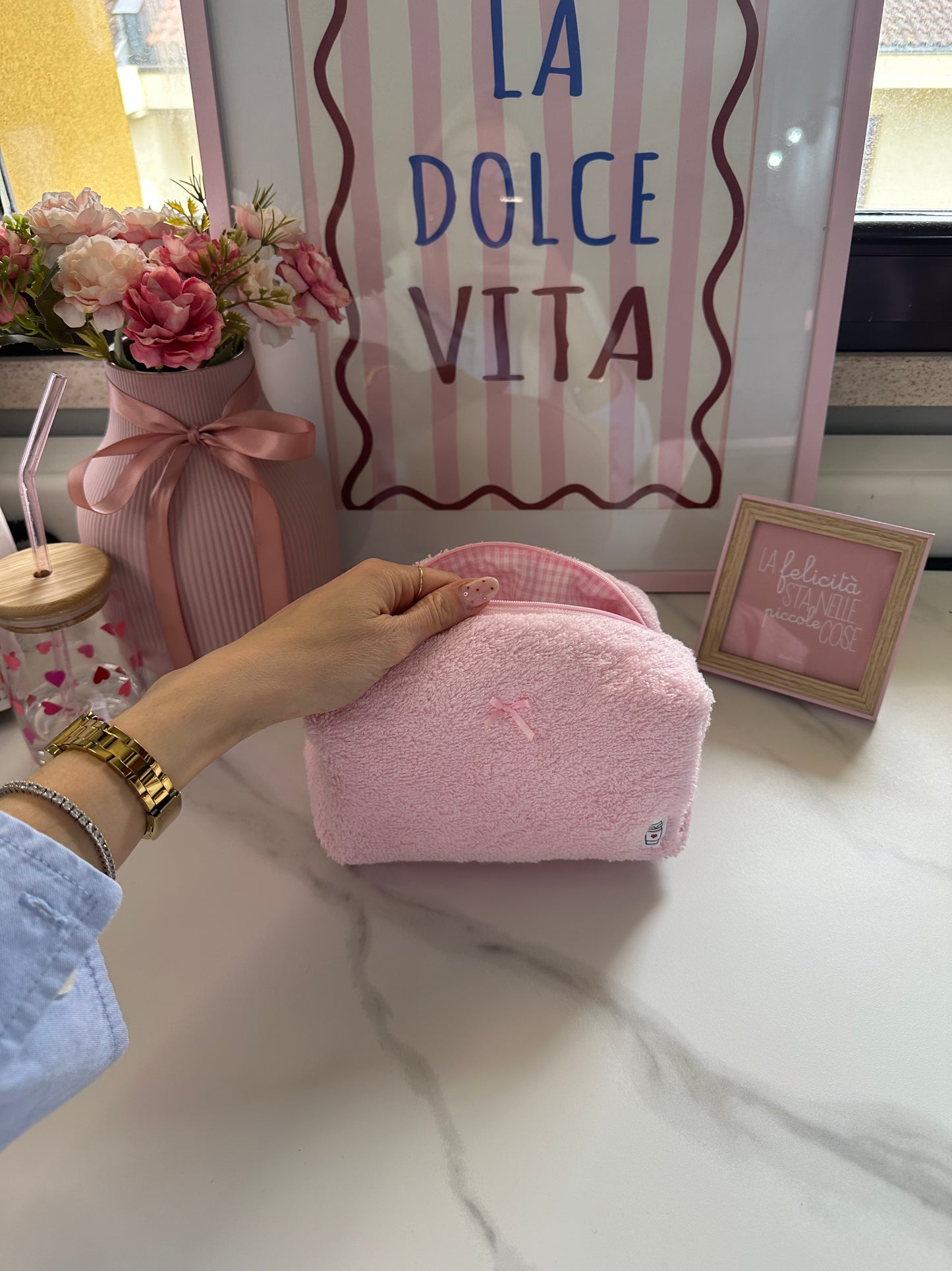 Beauty grande spugna rosa ballerina