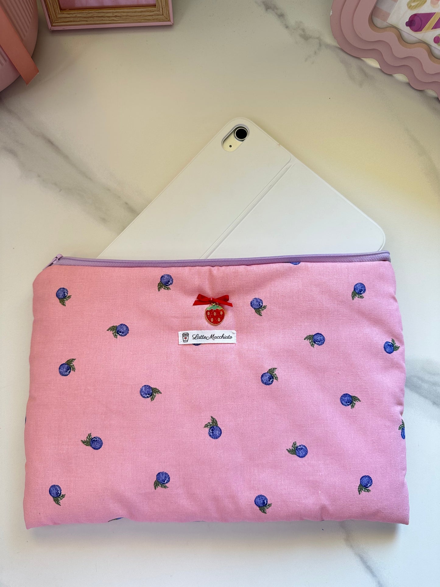 Porta iPad/agenda mirtillini
