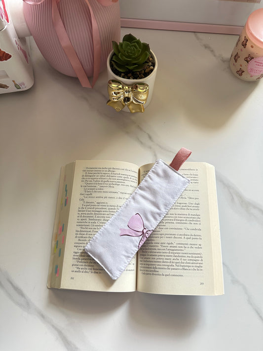 Segnalibro fiocchi azzurri