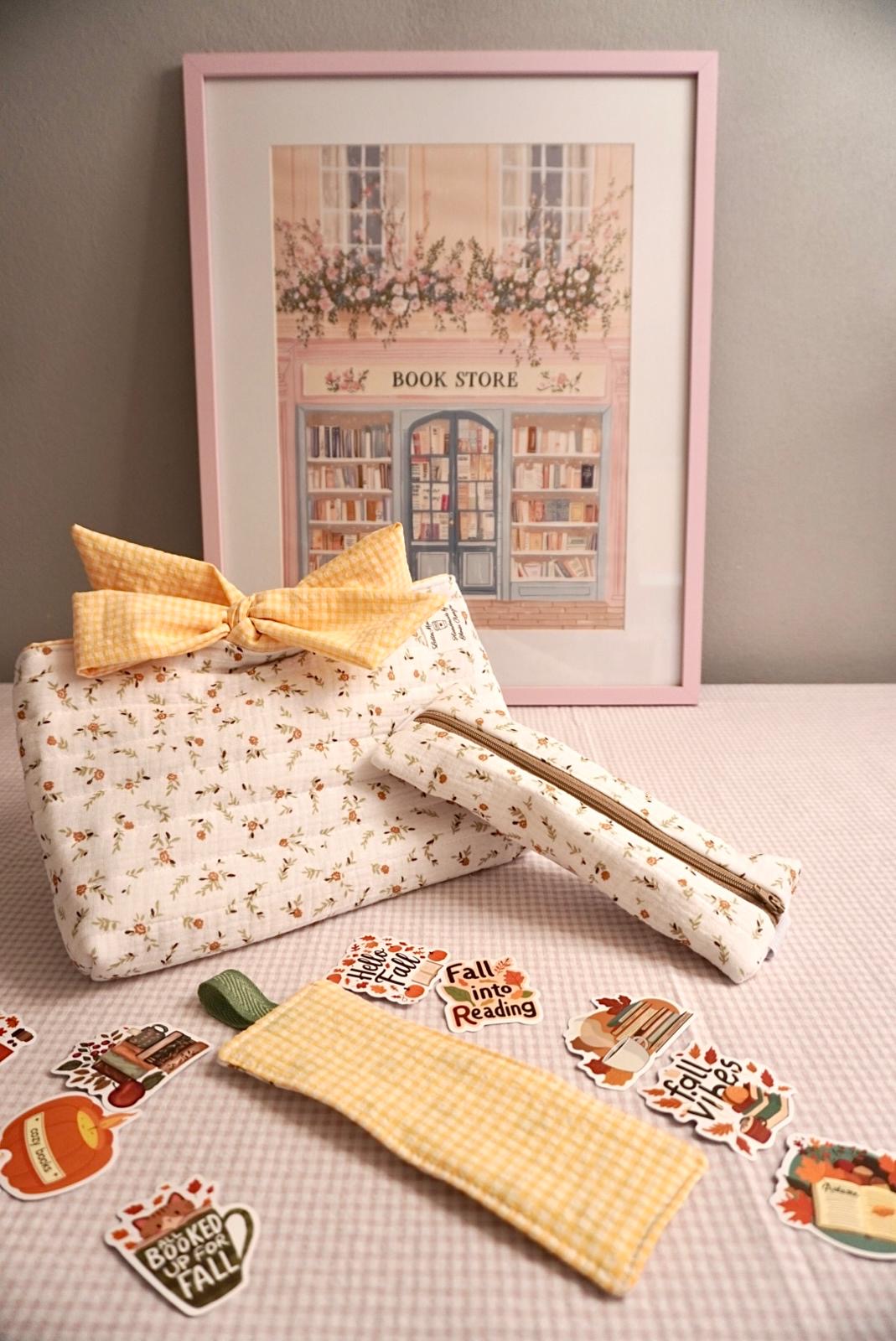 Set book lover fiorellini beige