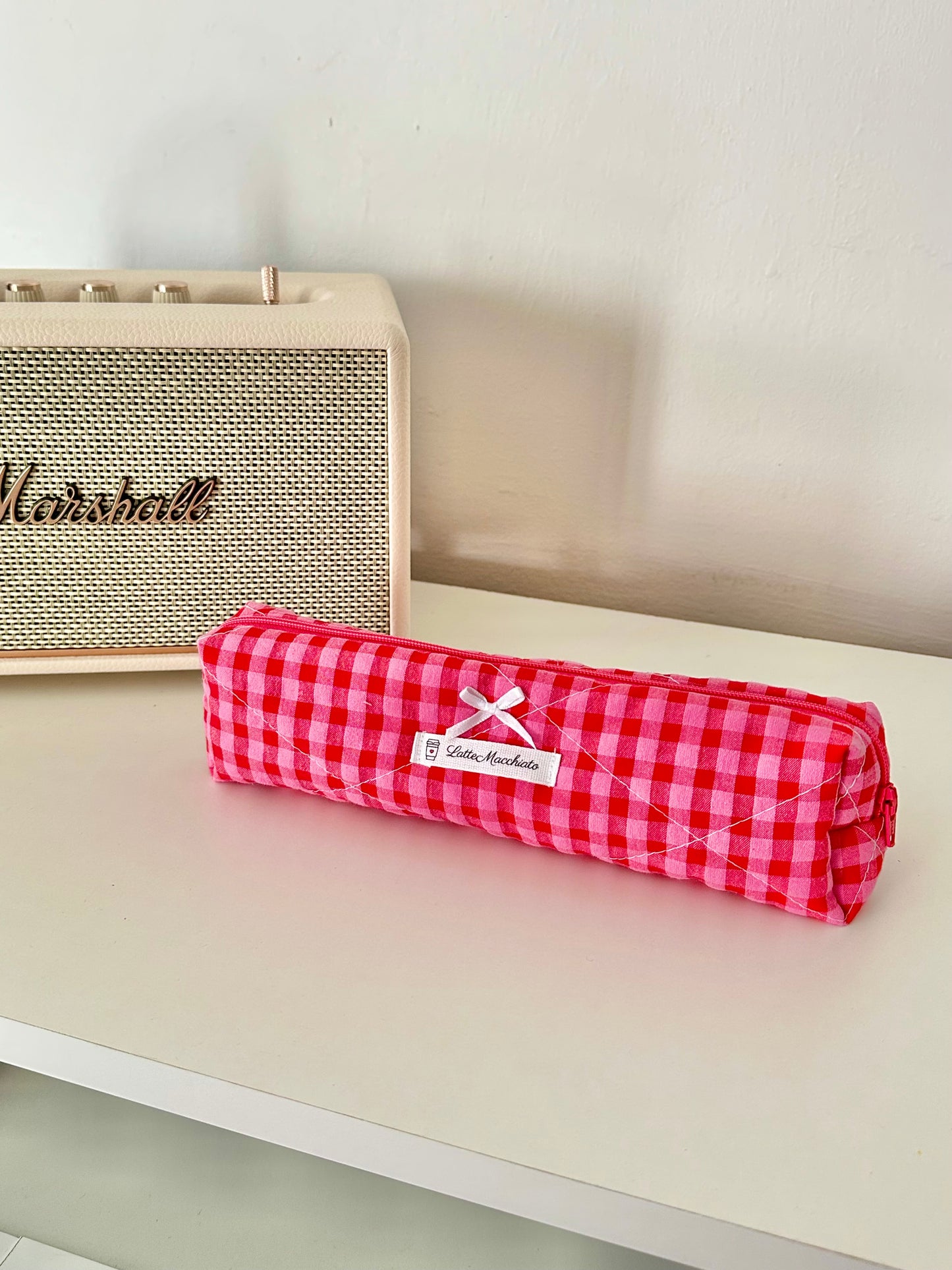 Astuccio gingham