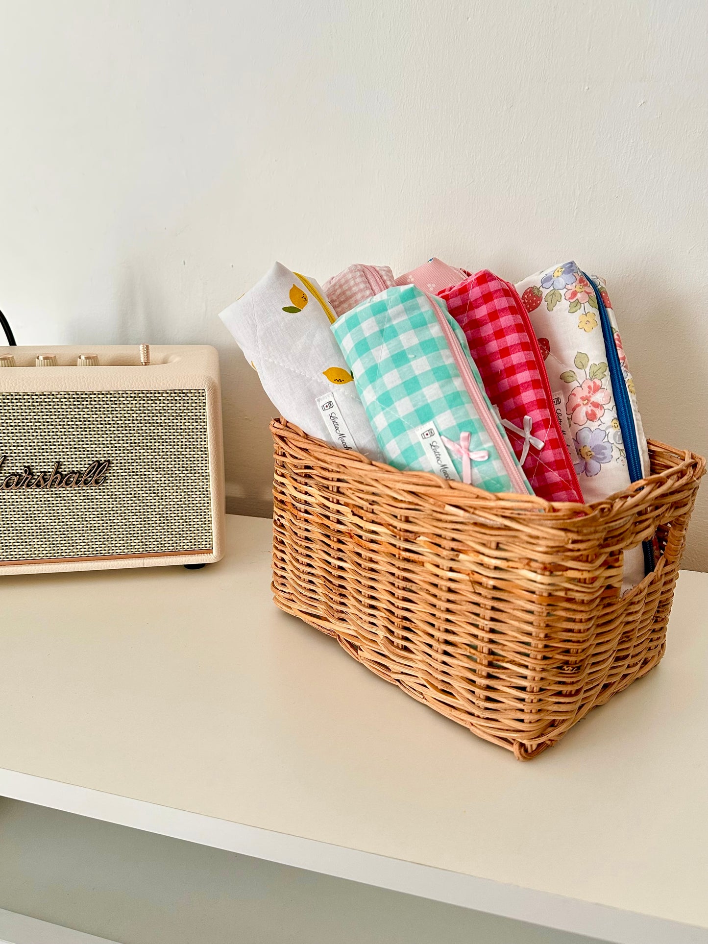 Astuccio gingham
