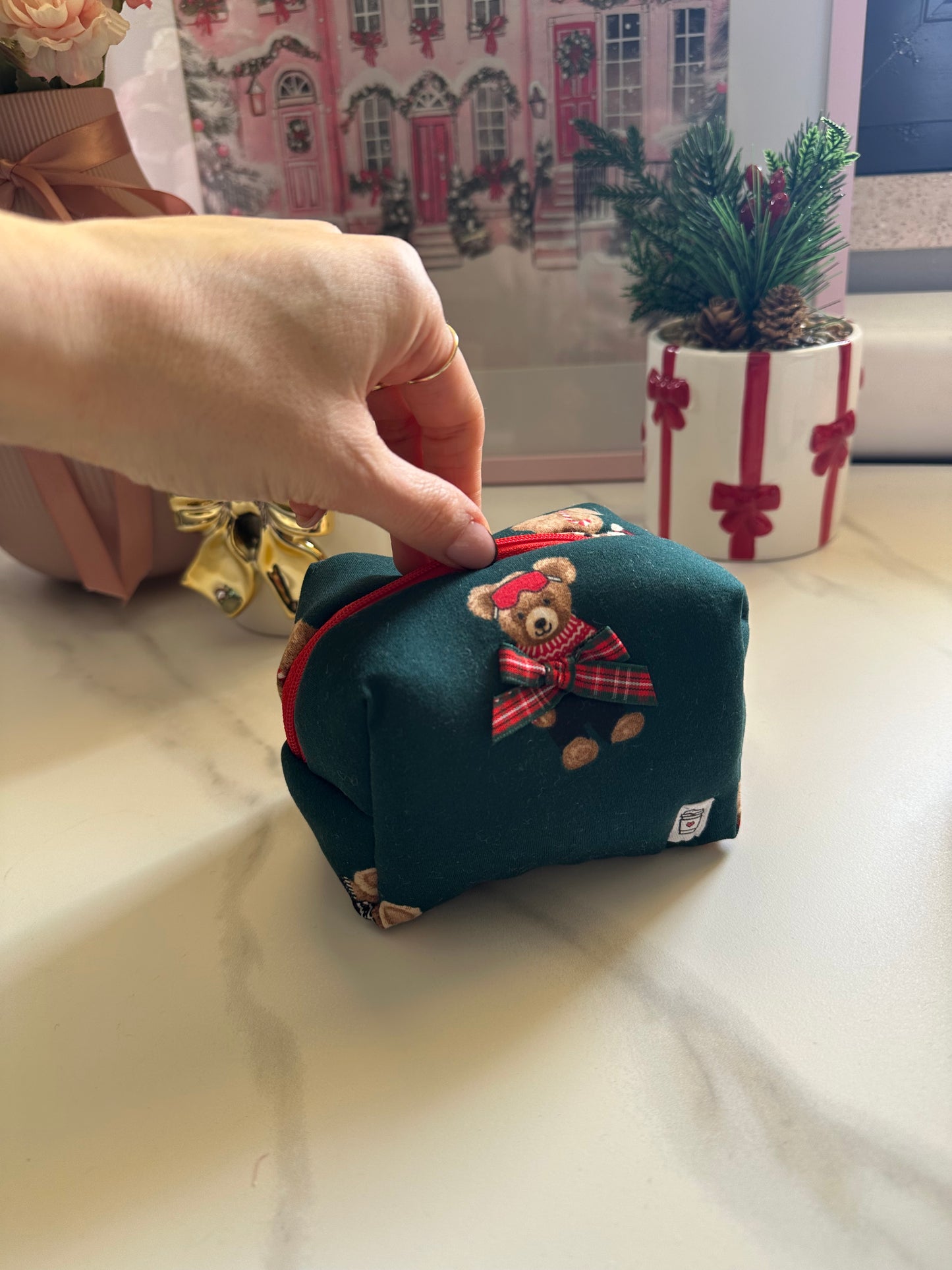 Beauty piccolo orsetto sciatore