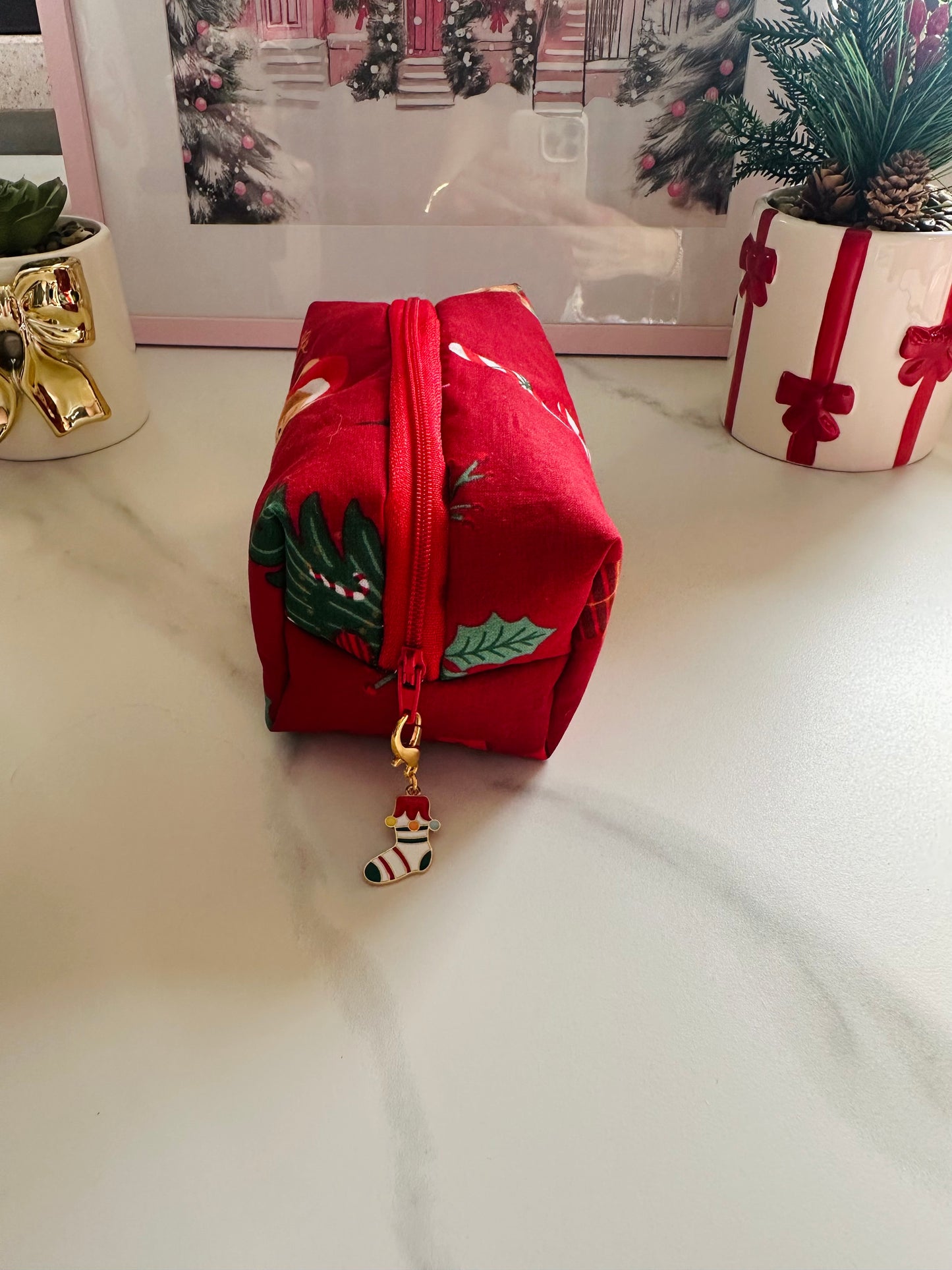 Astuccio orsetto babbo natale