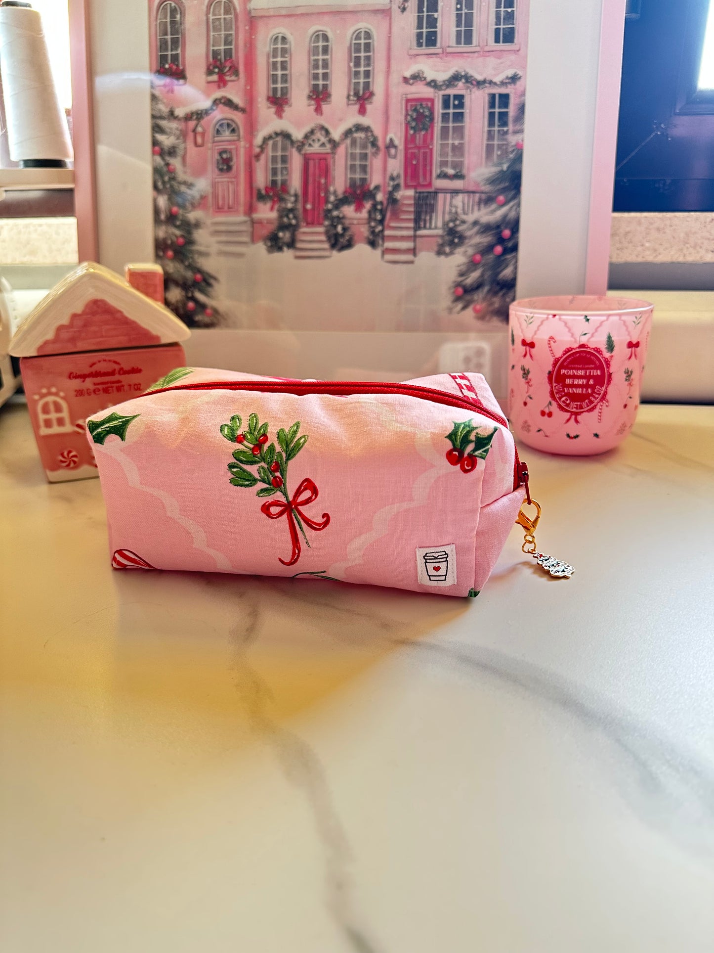 Astuccio vischio rosa