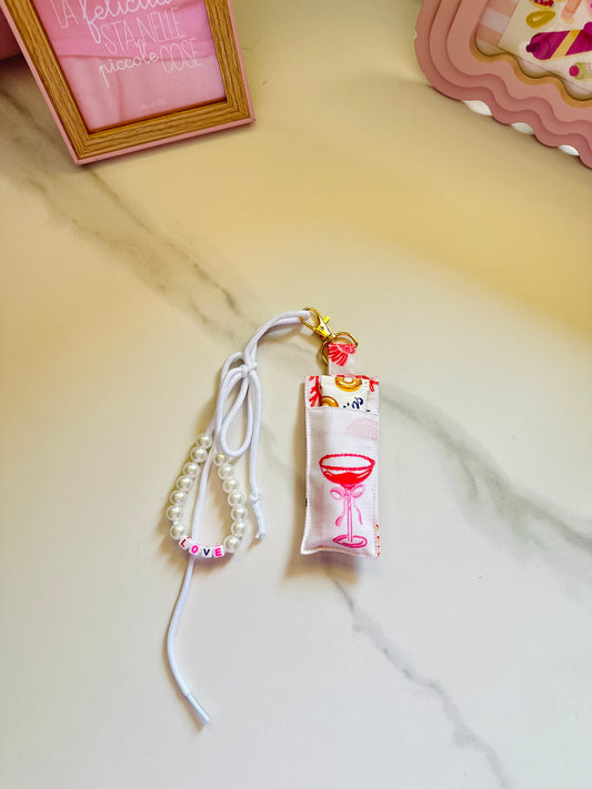 Porta lipbalm con charm