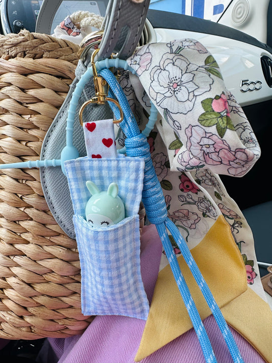 Porta lipbalm con charm