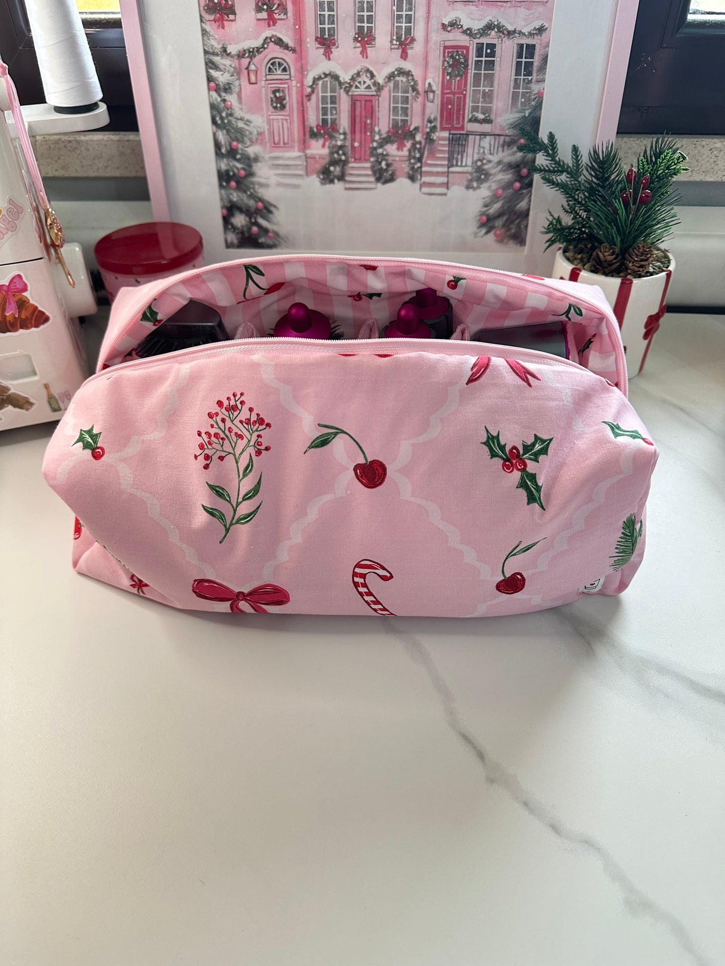 Porta dyson pink & red