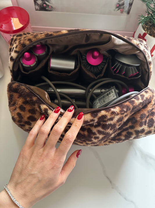 Porta dyson leopardato