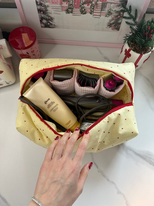 Porta dyson cuoricini rossi