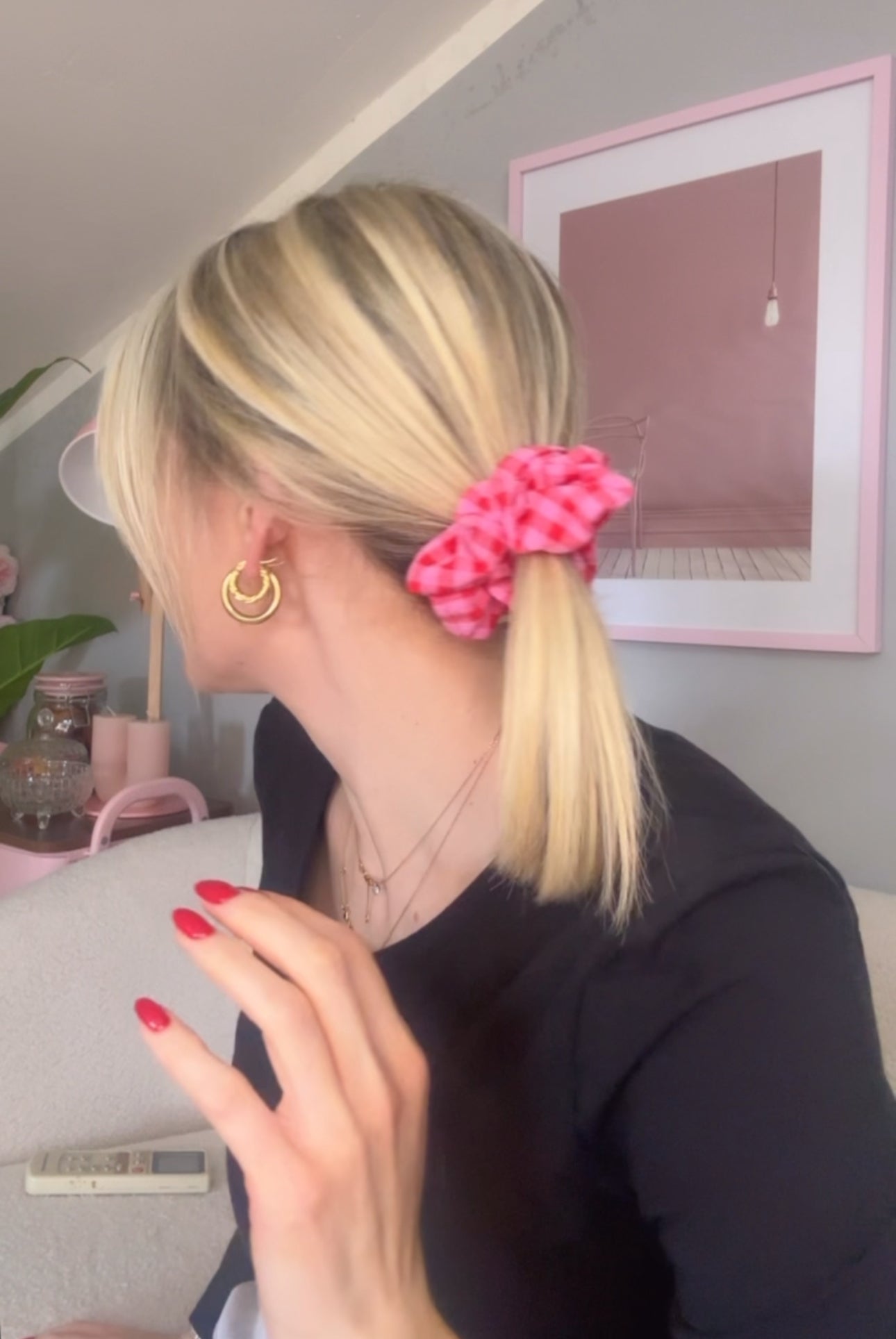 Scrunchie gingham