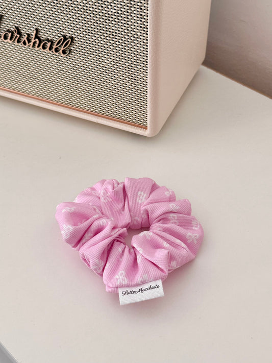 Scrunchie fiocchetti bianchi