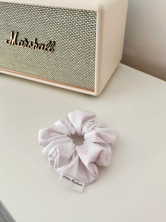 Scrunchie fiocchetti rosa