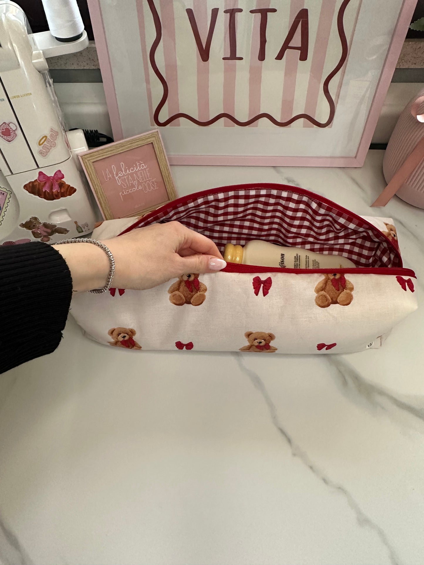 Porta piastra ghd/airstrait teddy bear