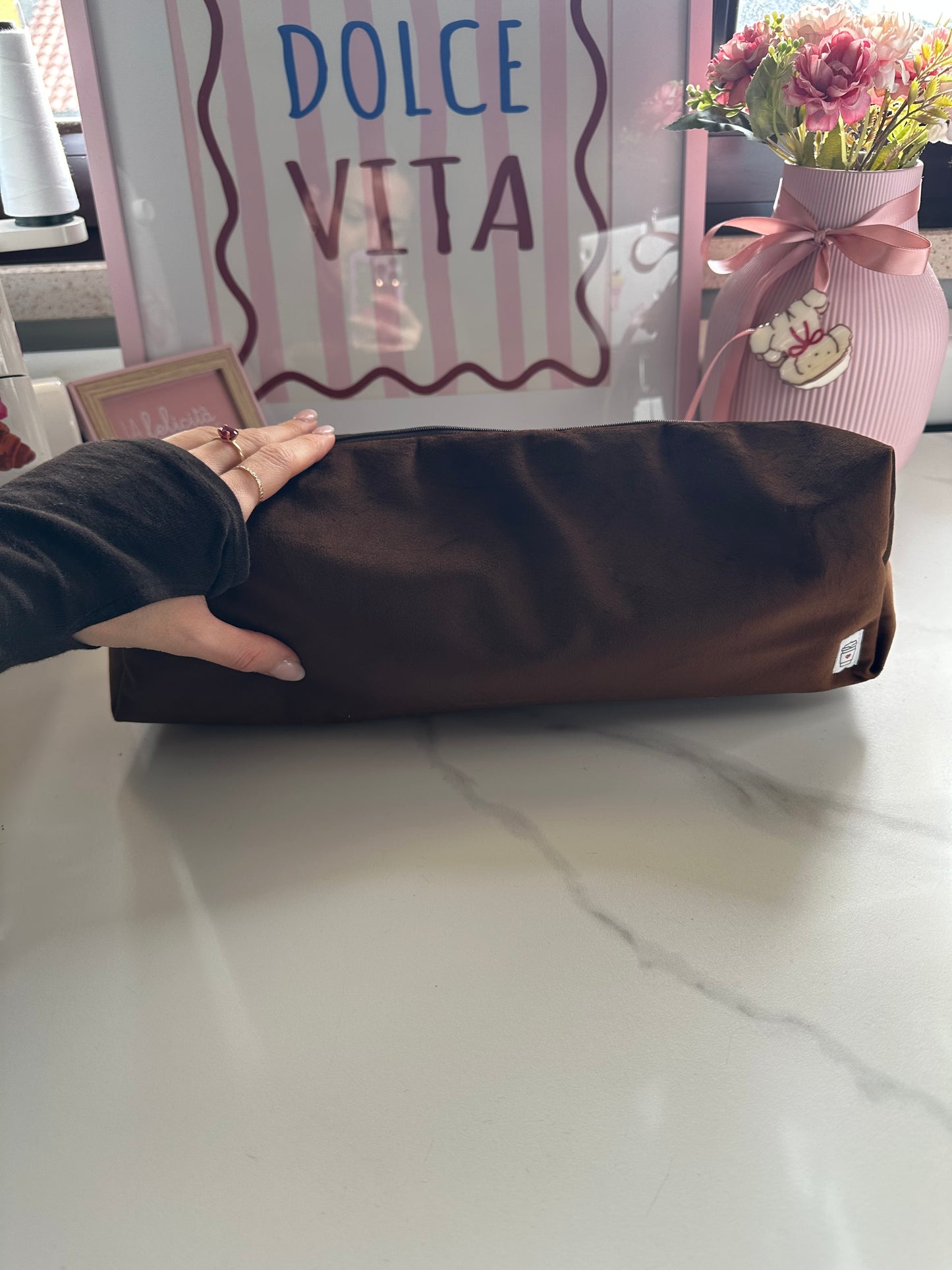 Porta piastra ghd/airstrait velluto