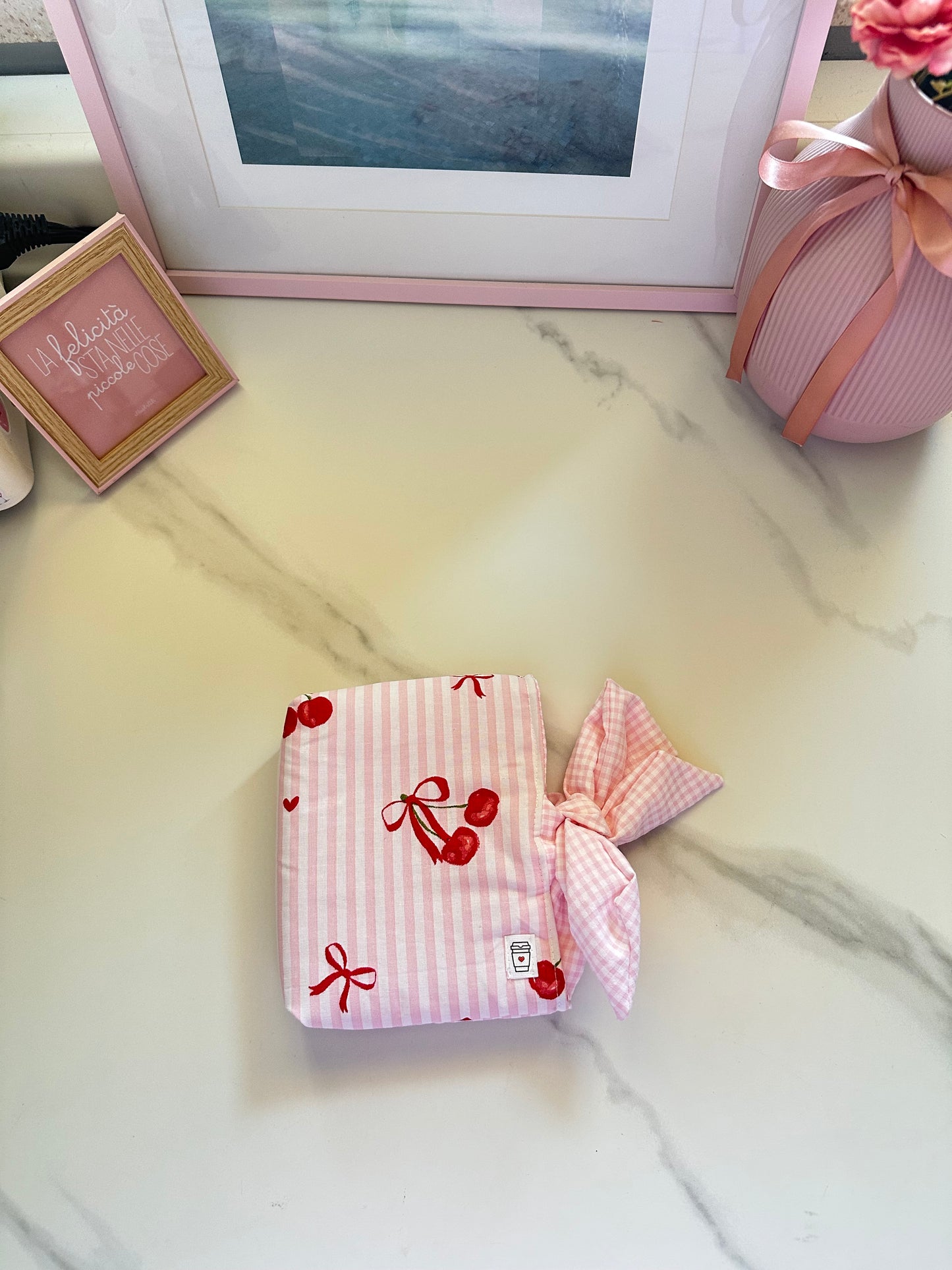 Porta Kindle ciliegie e fiocchi