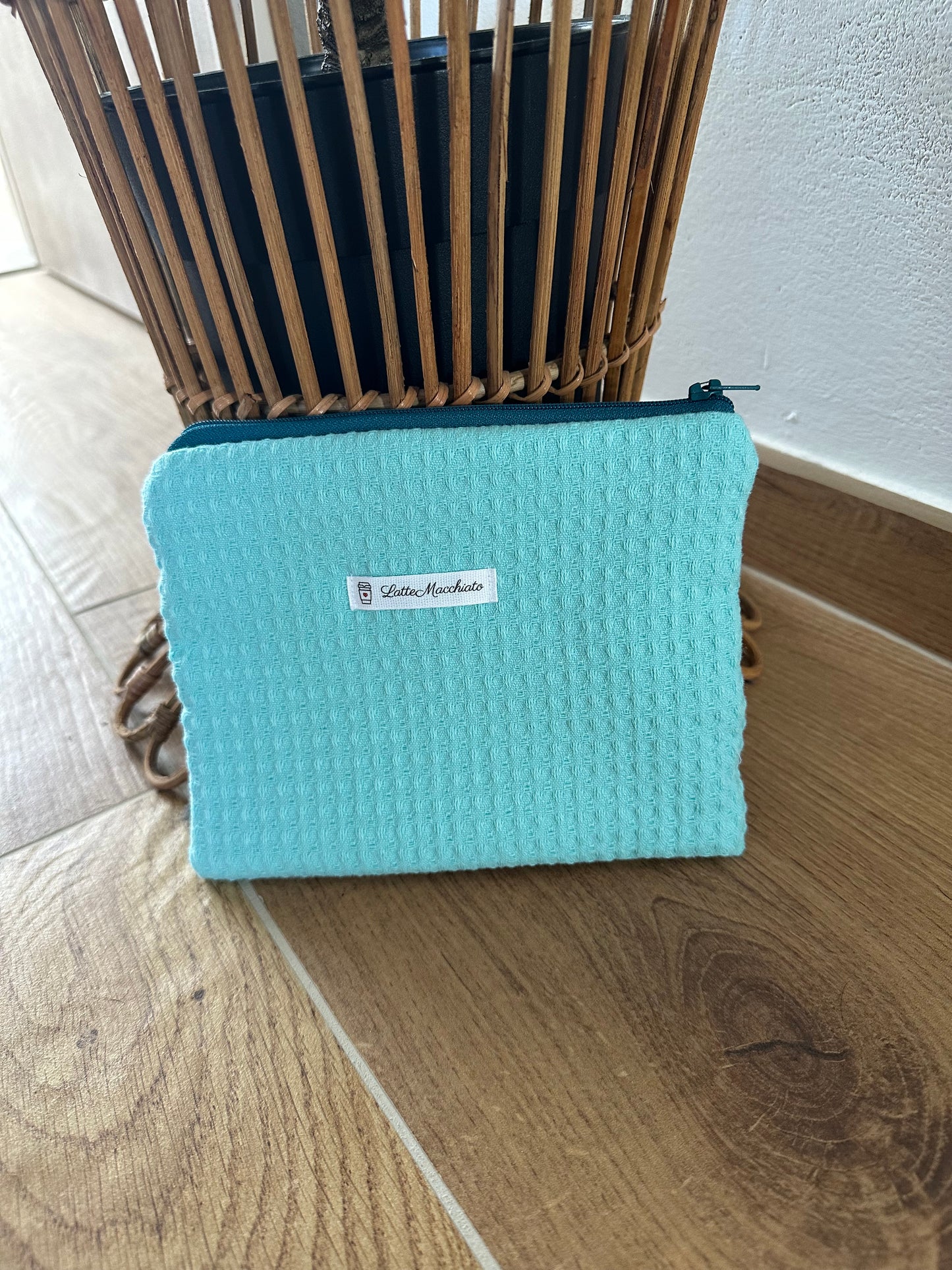 Pochette flat “waffle“ tiffany