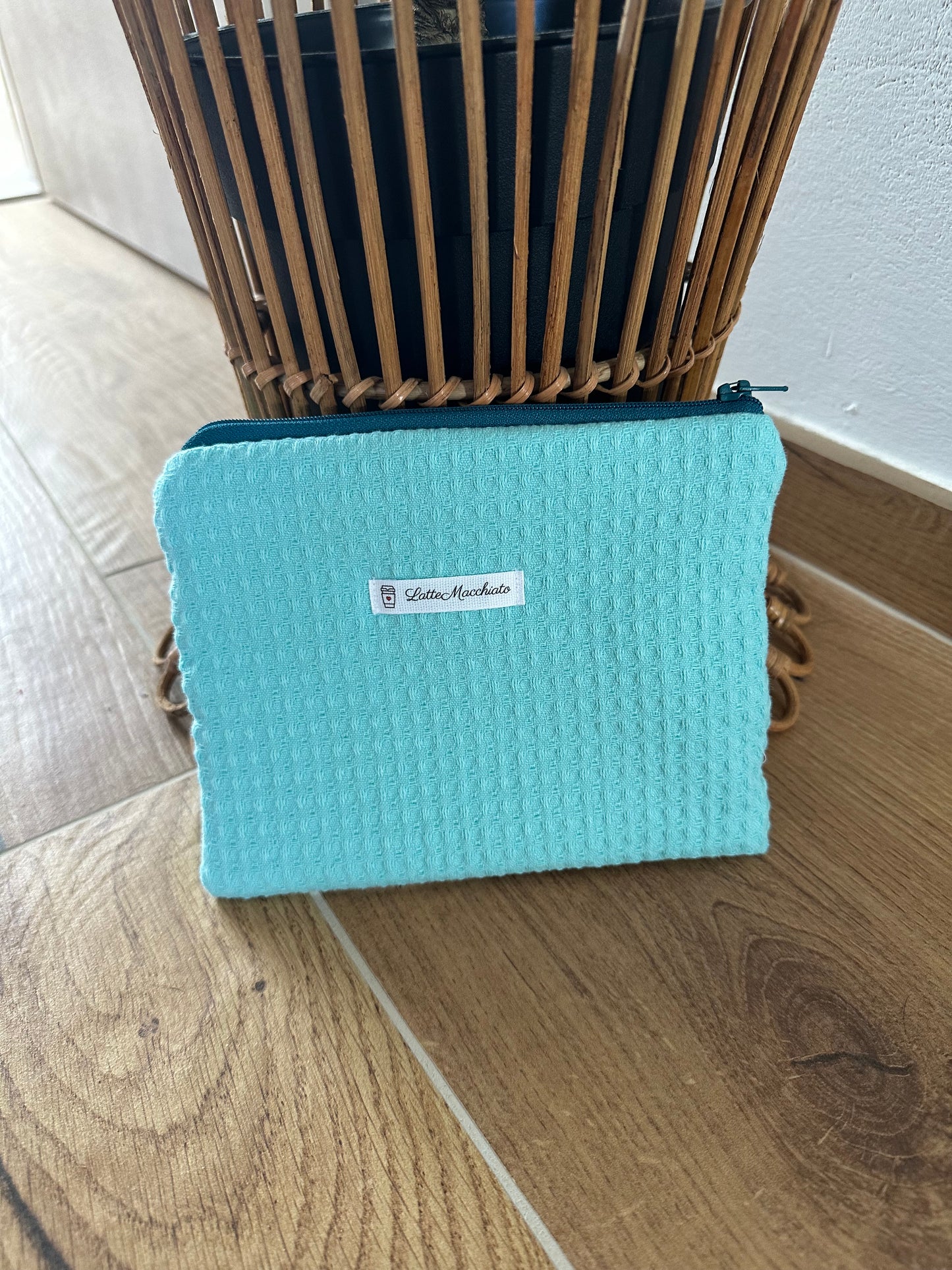 Pochette flat “waffle“ tiffany