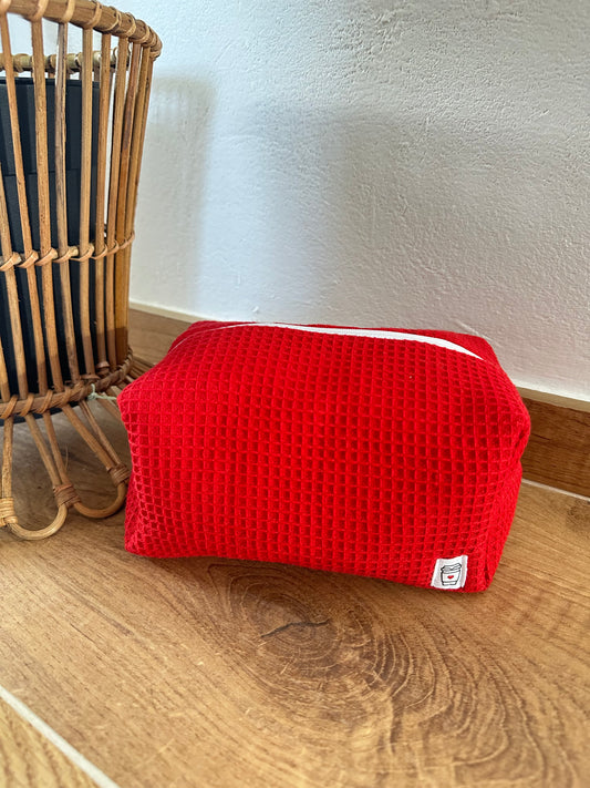 Beauty grande “waffle” rosso