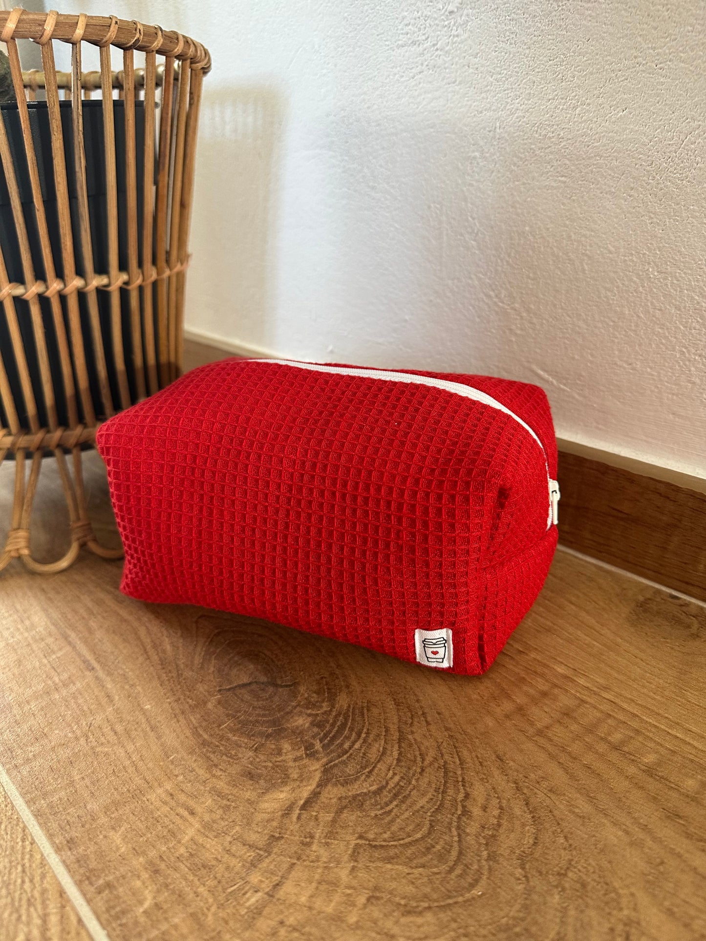 Beauty grande “waffle” rosso