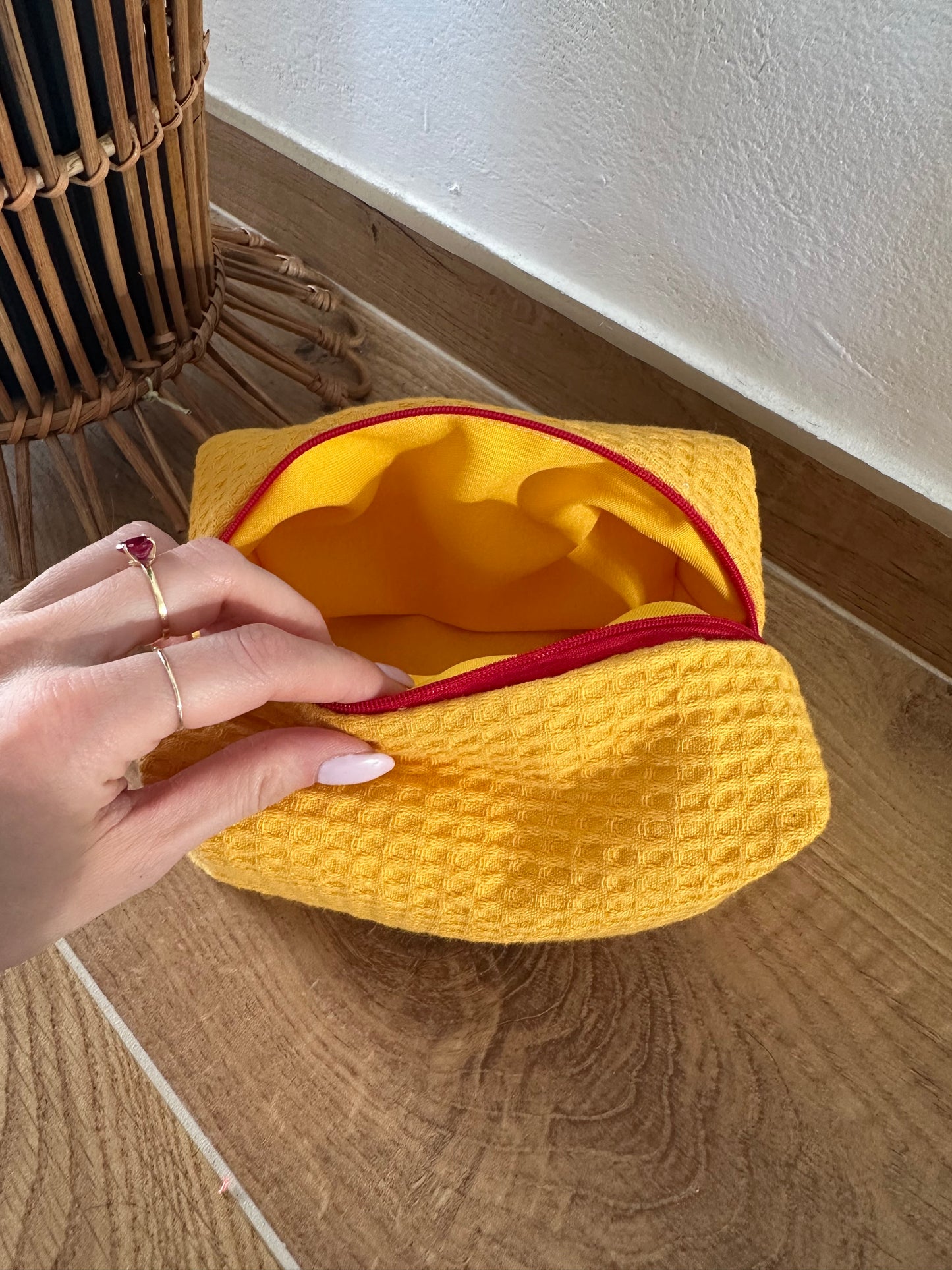 Beauty grande “waffle” giallo acceso
