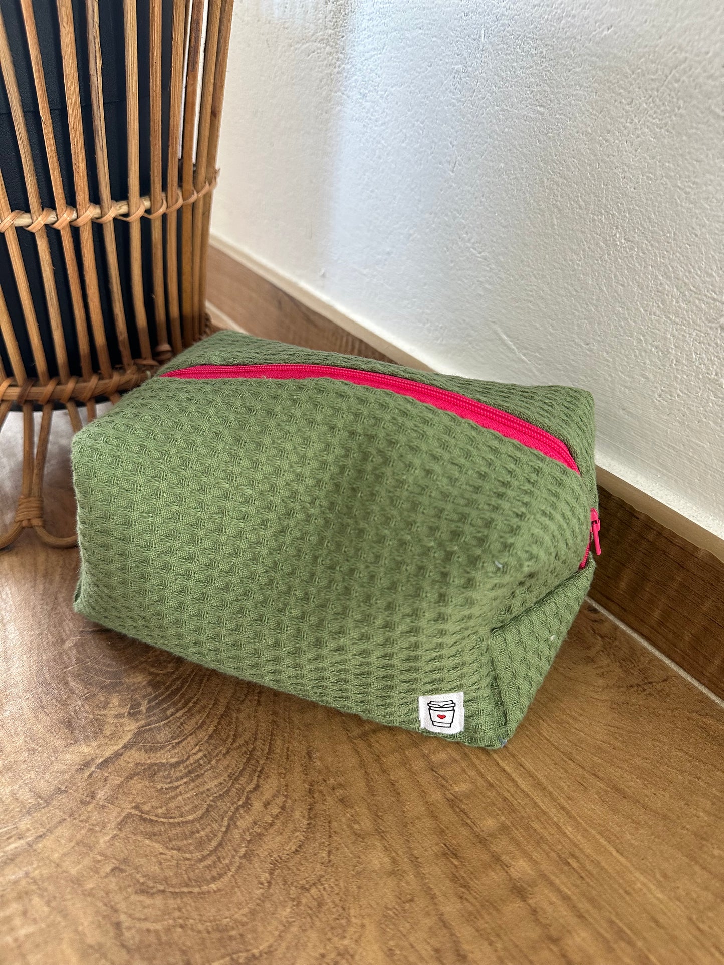 Beauty grande “waffle” verde militare