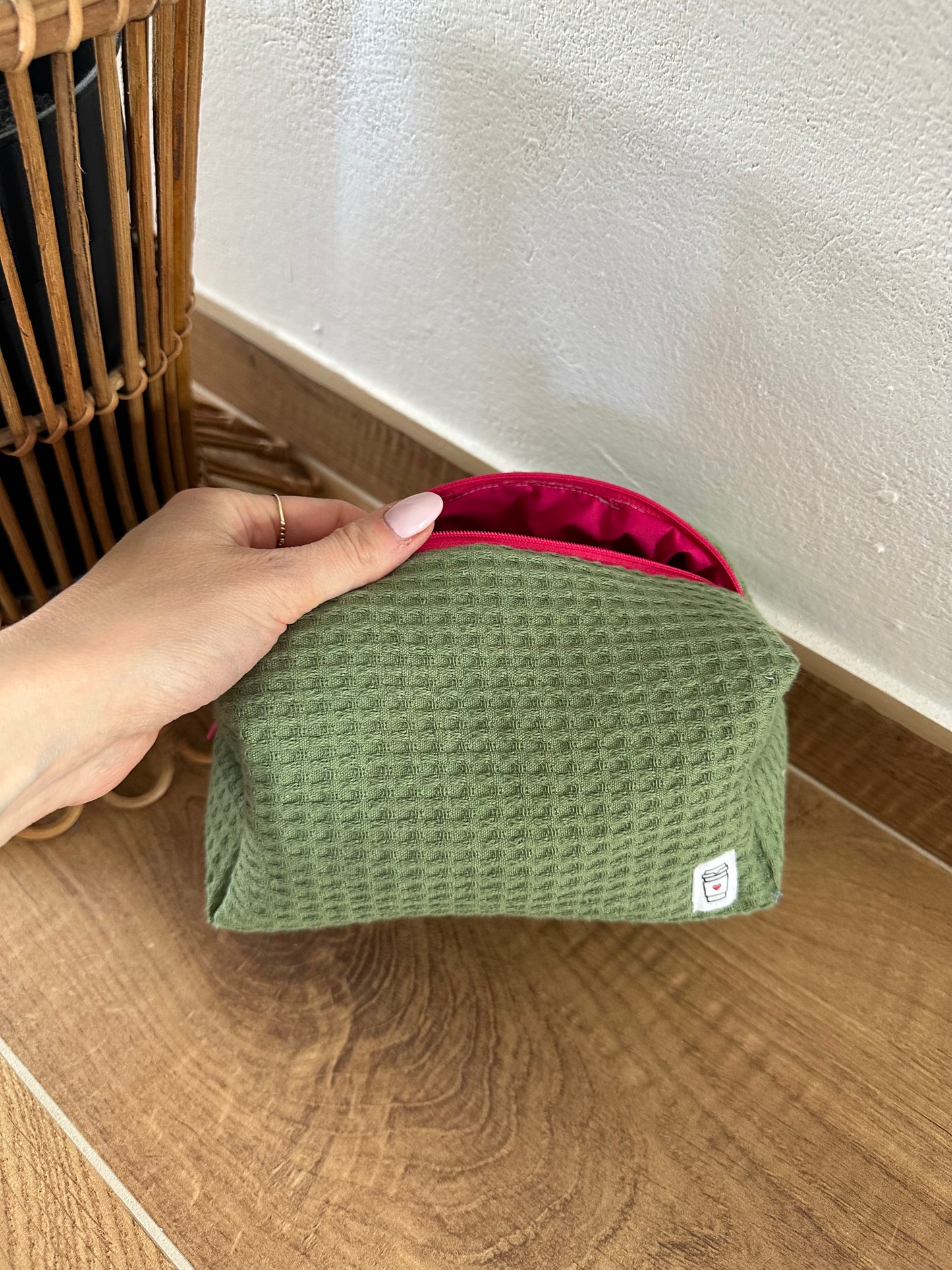Beauty grande “waffle” verde militare