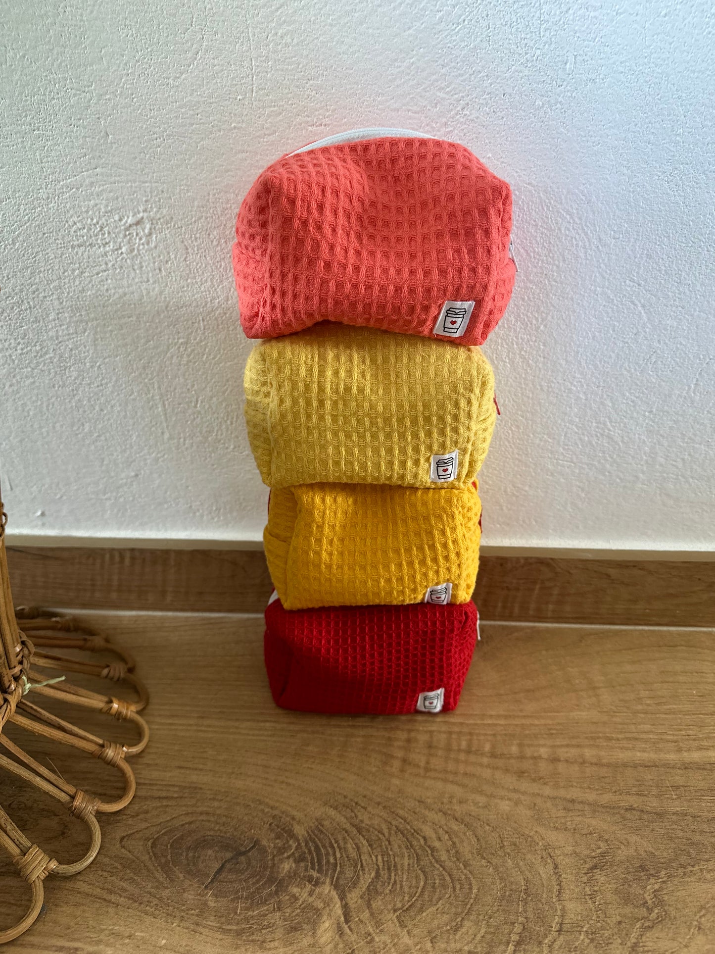 Beauty piccolo “waffle” rosso