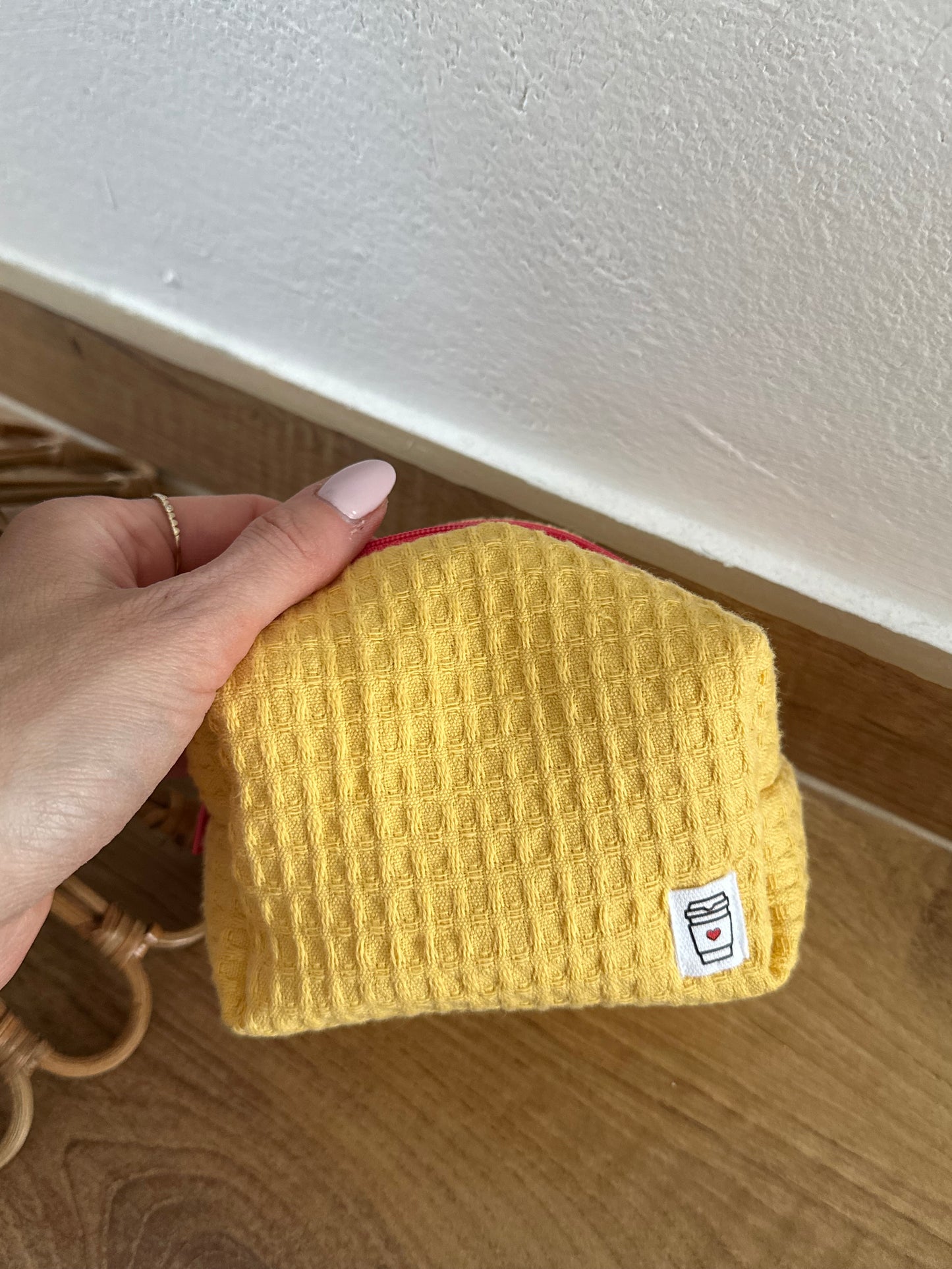 Beauty piccolo “waffle” giallo chiaro