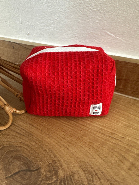 Beauty piccolo “waffle” rosso