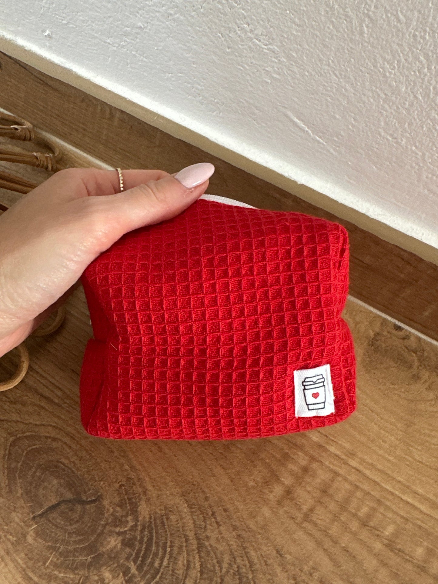 Beauty piccolo “waffle” rosso