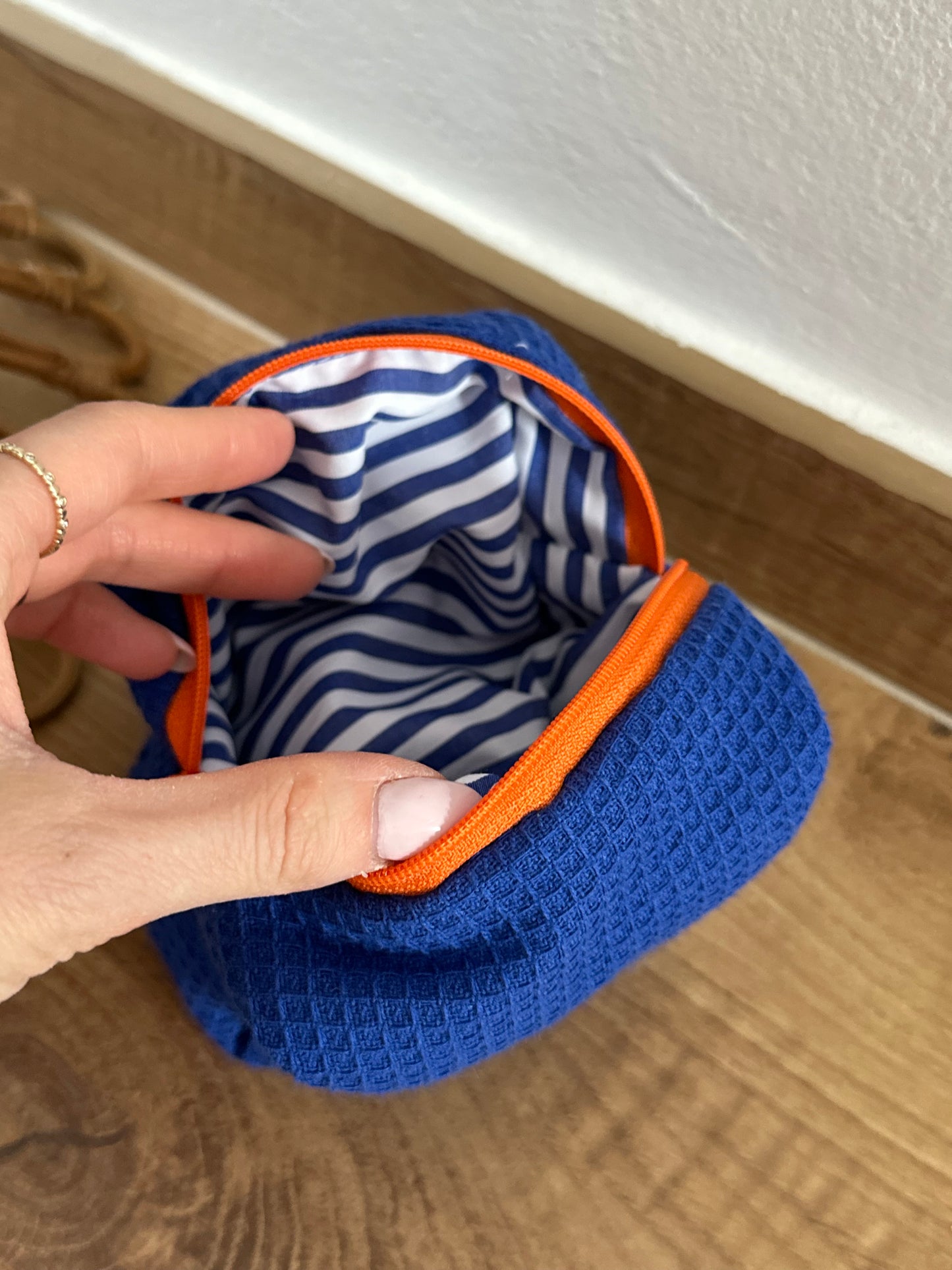 Beauty piccolo “waffle” blu