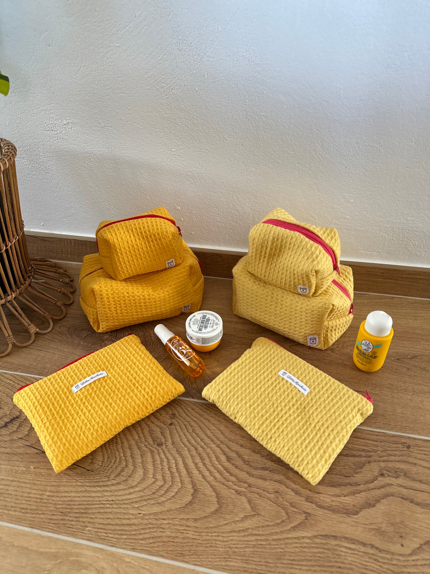 Beauty piccolo “waffle” giallo acceso