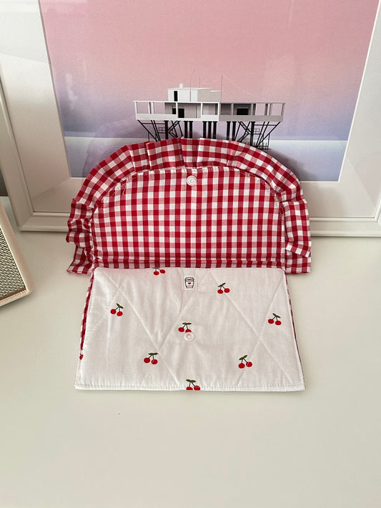 Pochette froufrou ciliegine