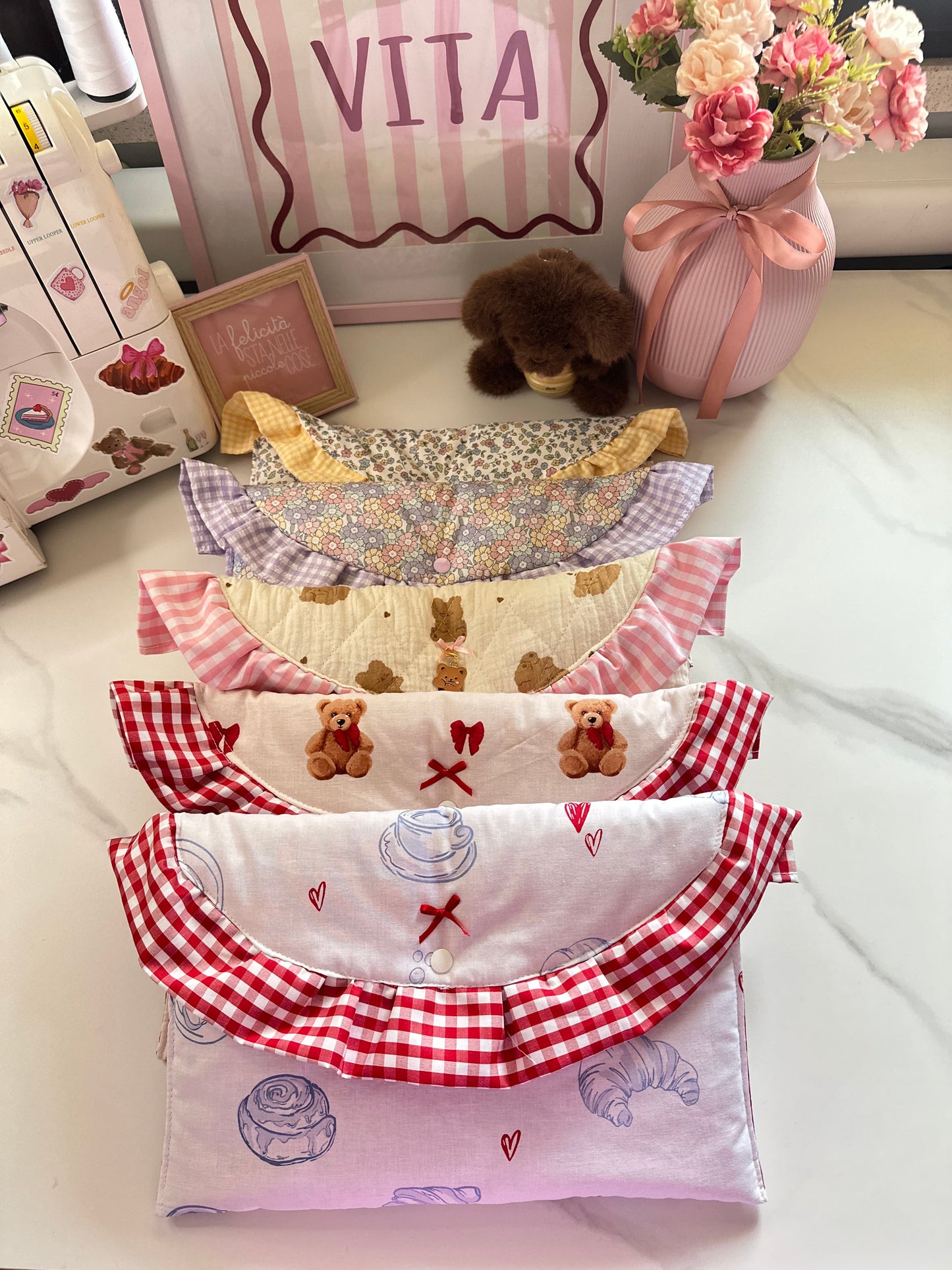 Porta iPad/agenda teddy bear