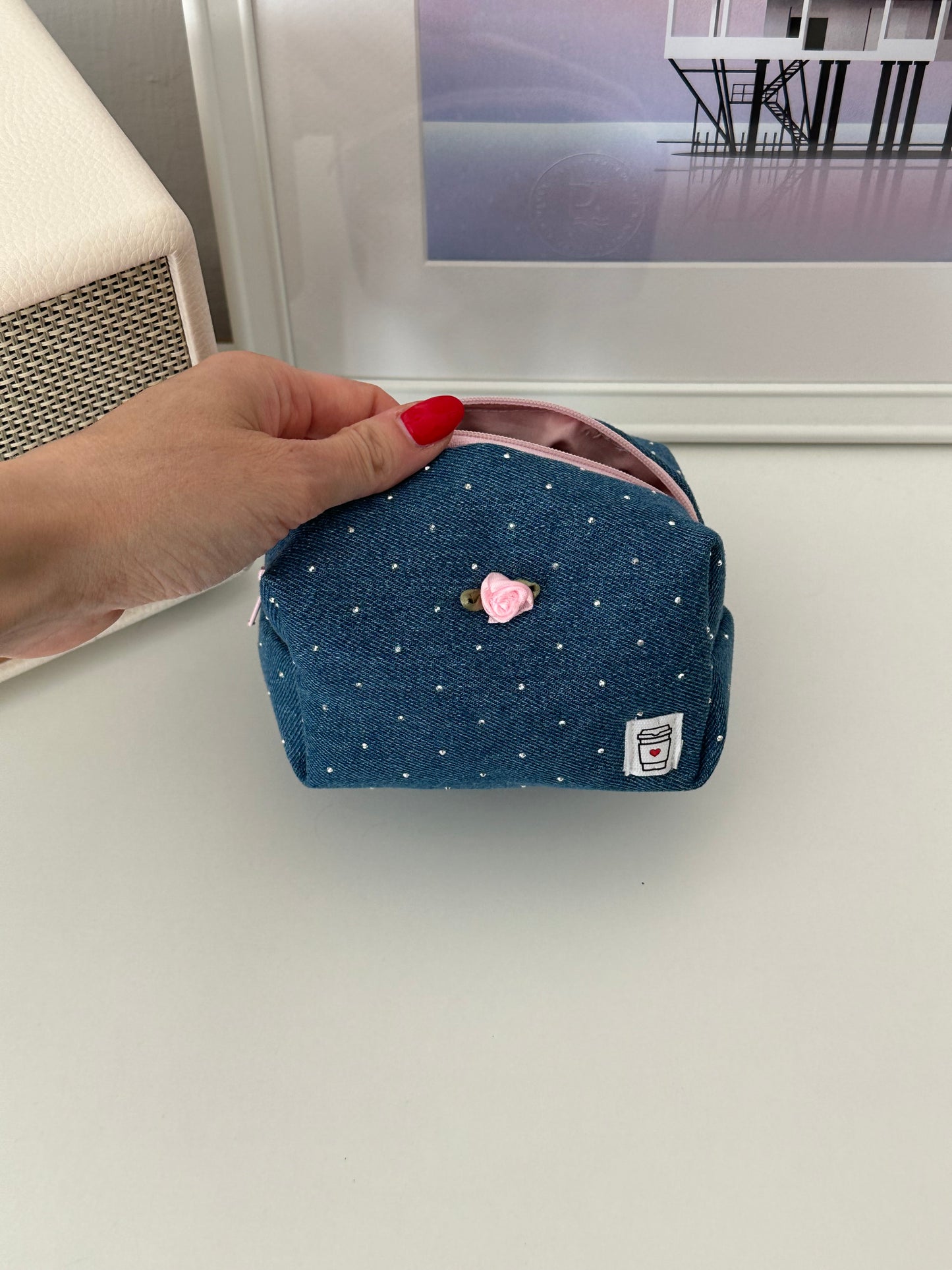 Beauty piccolo jeans con brillantini