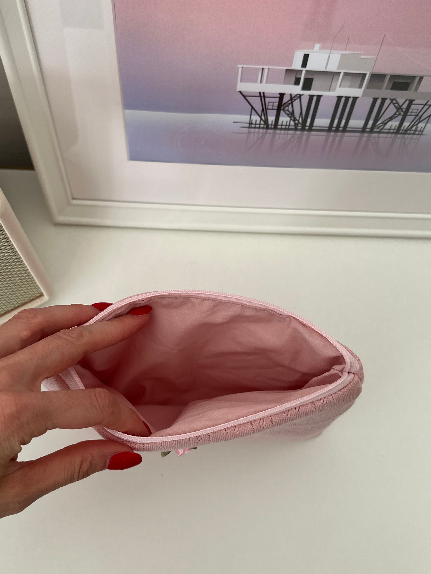Pochette flat soft pink