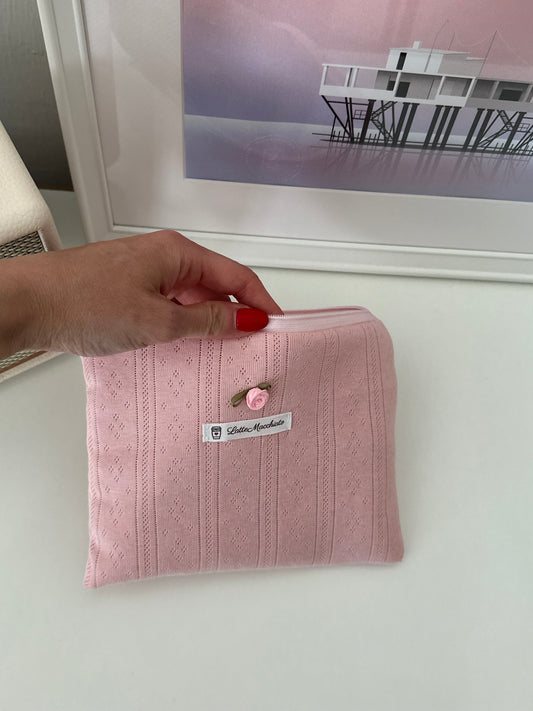 Pochette flat soft pink