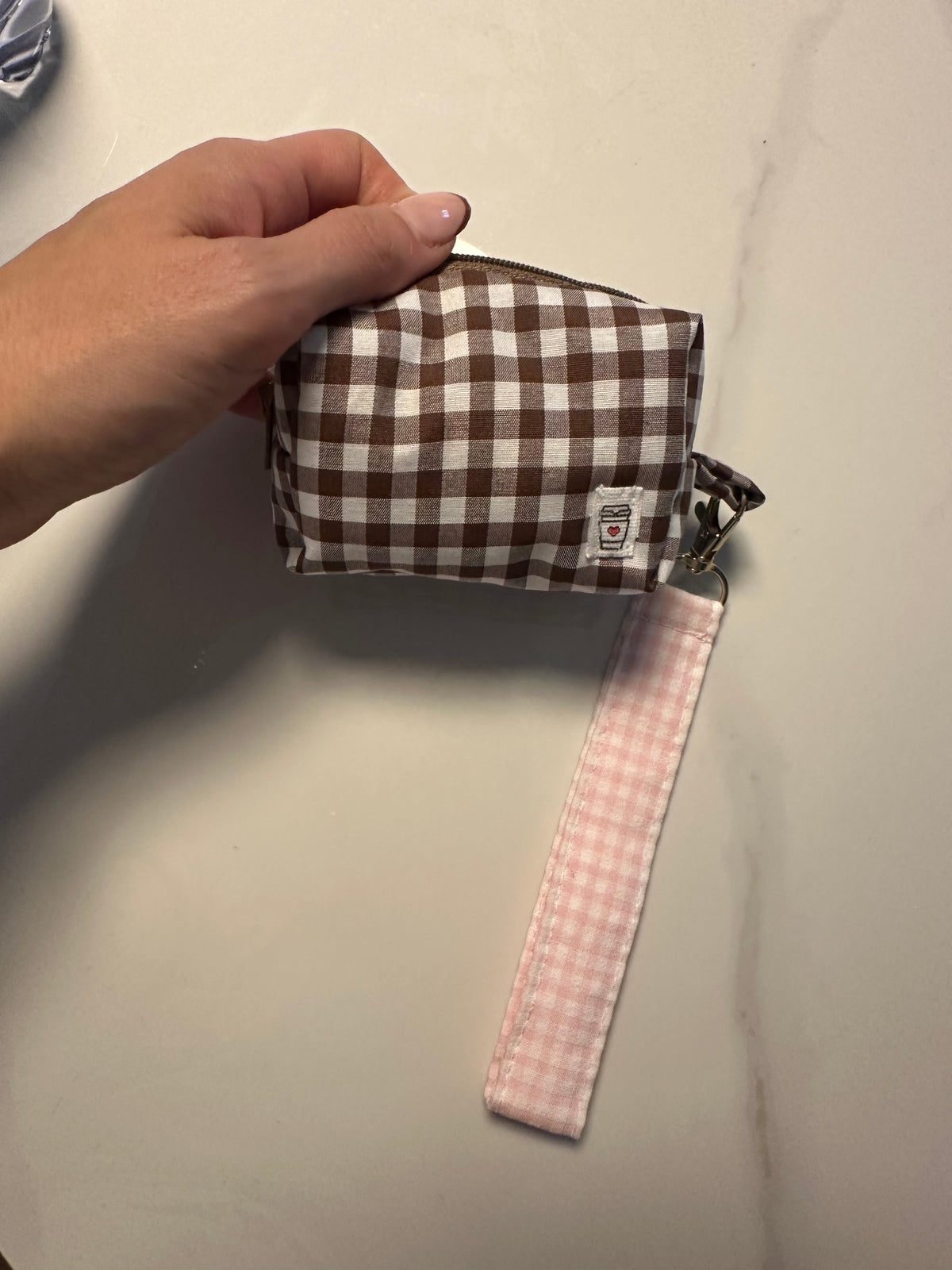 Portachiavi mini beauty scacchetti