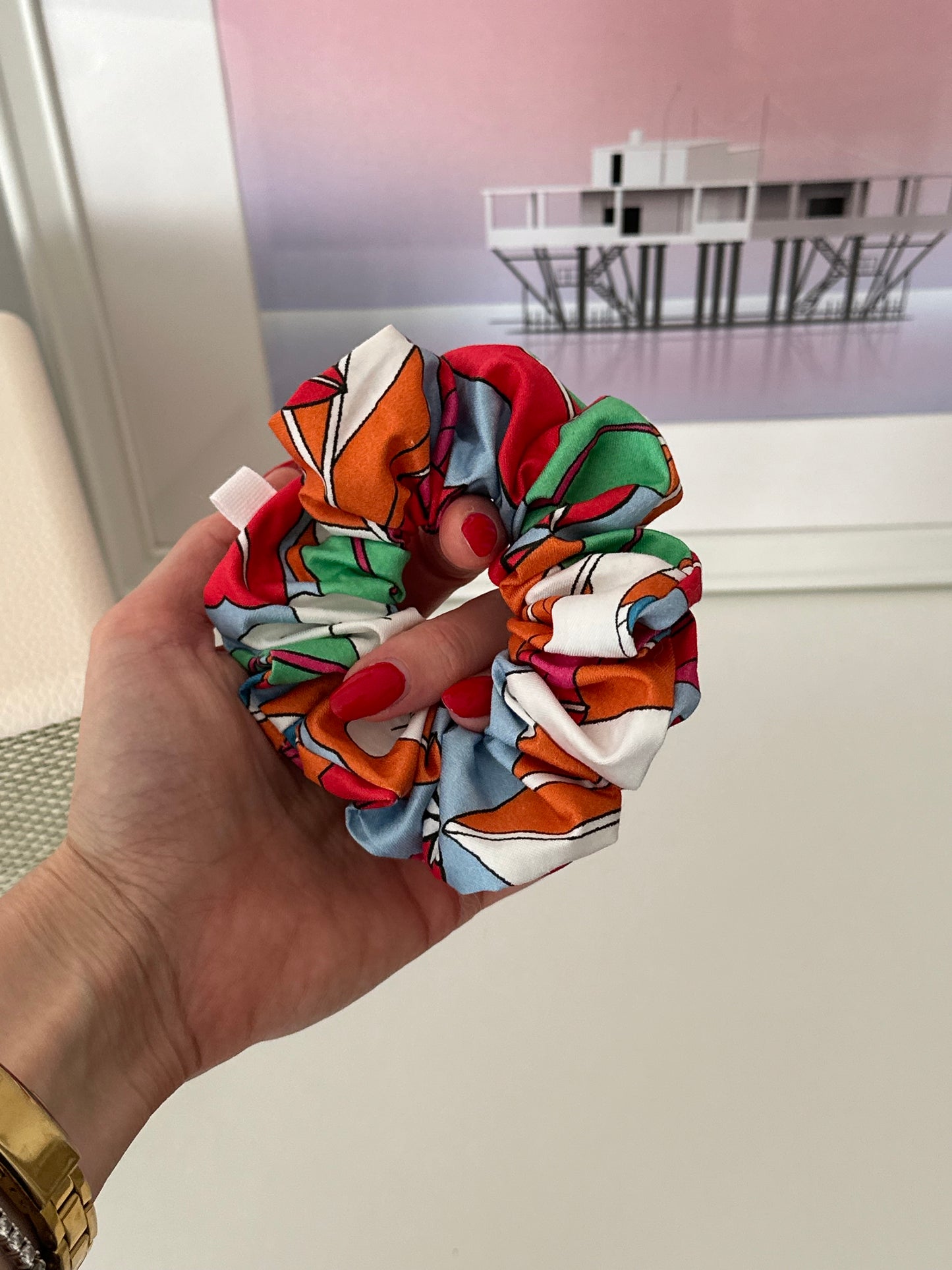 Scrunchie frangipane