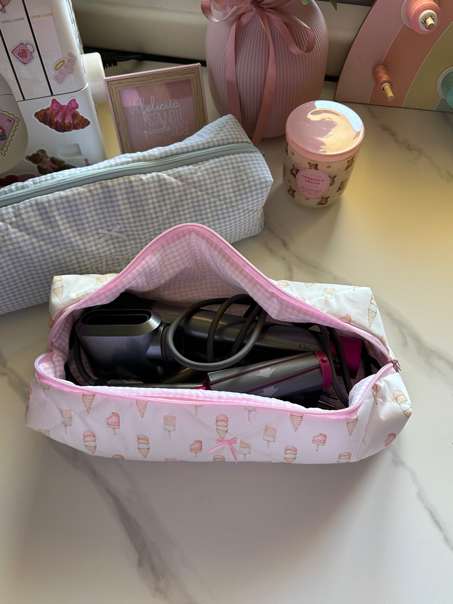 Porta Dyson/ghd gelatini