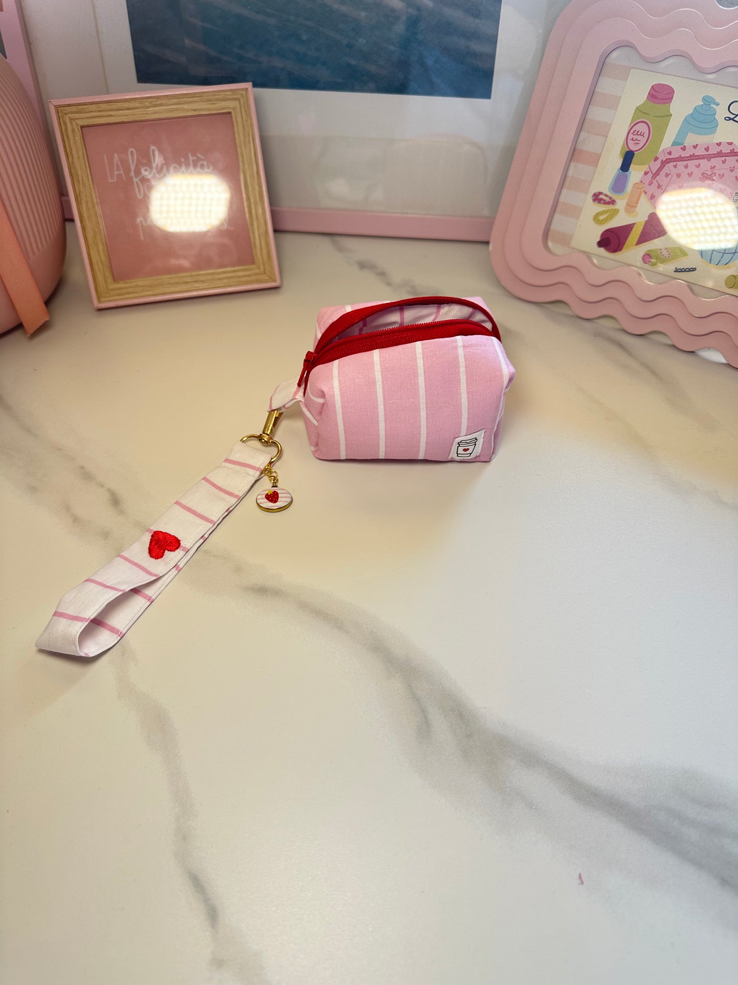 Portachiavi mini beauty righine