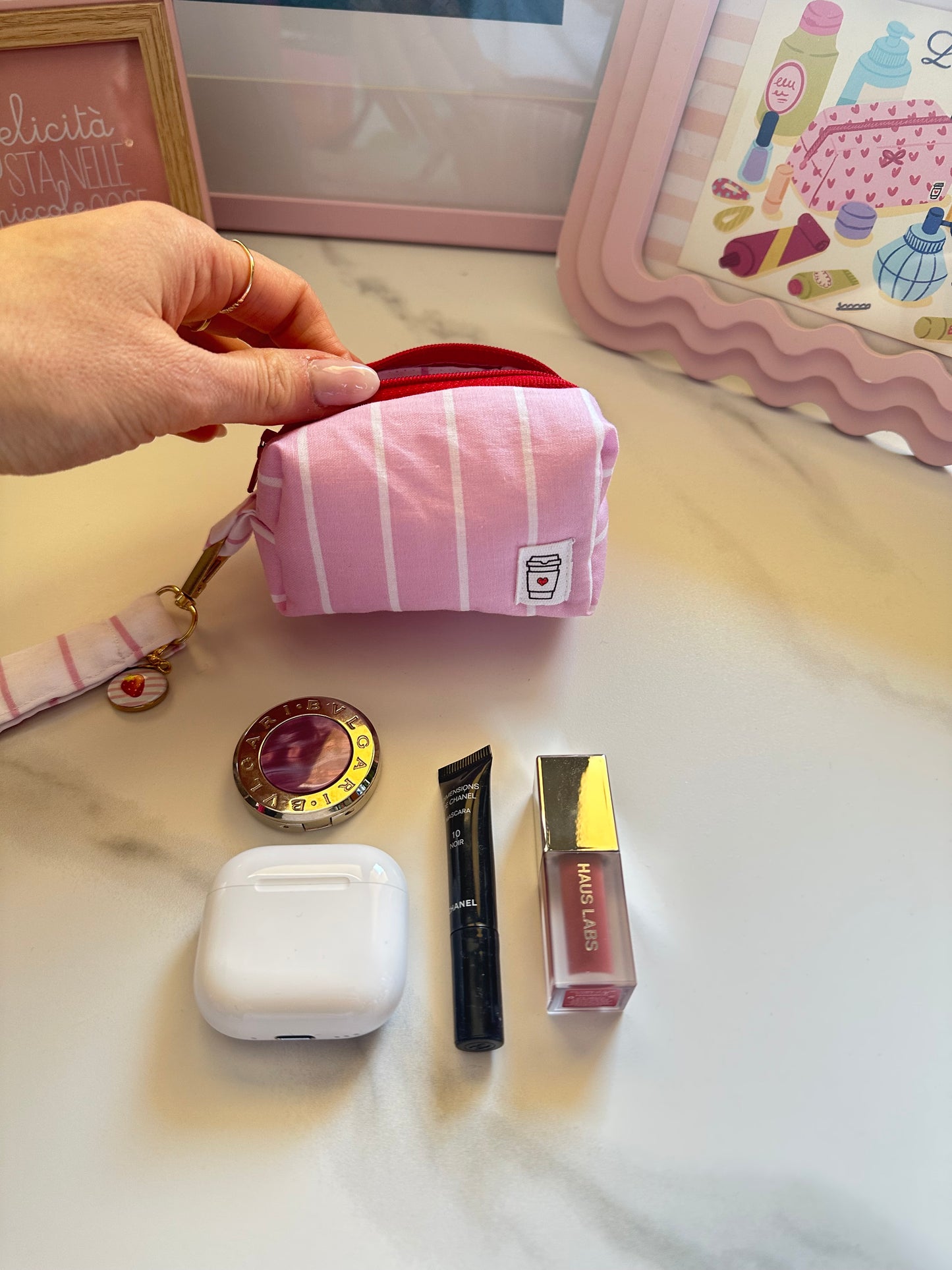 Portachiavi mini beauty righine