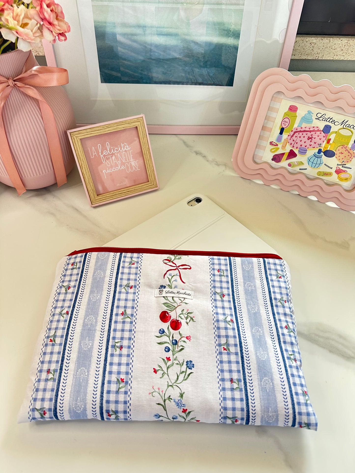 Porta iPad/agenda primavera