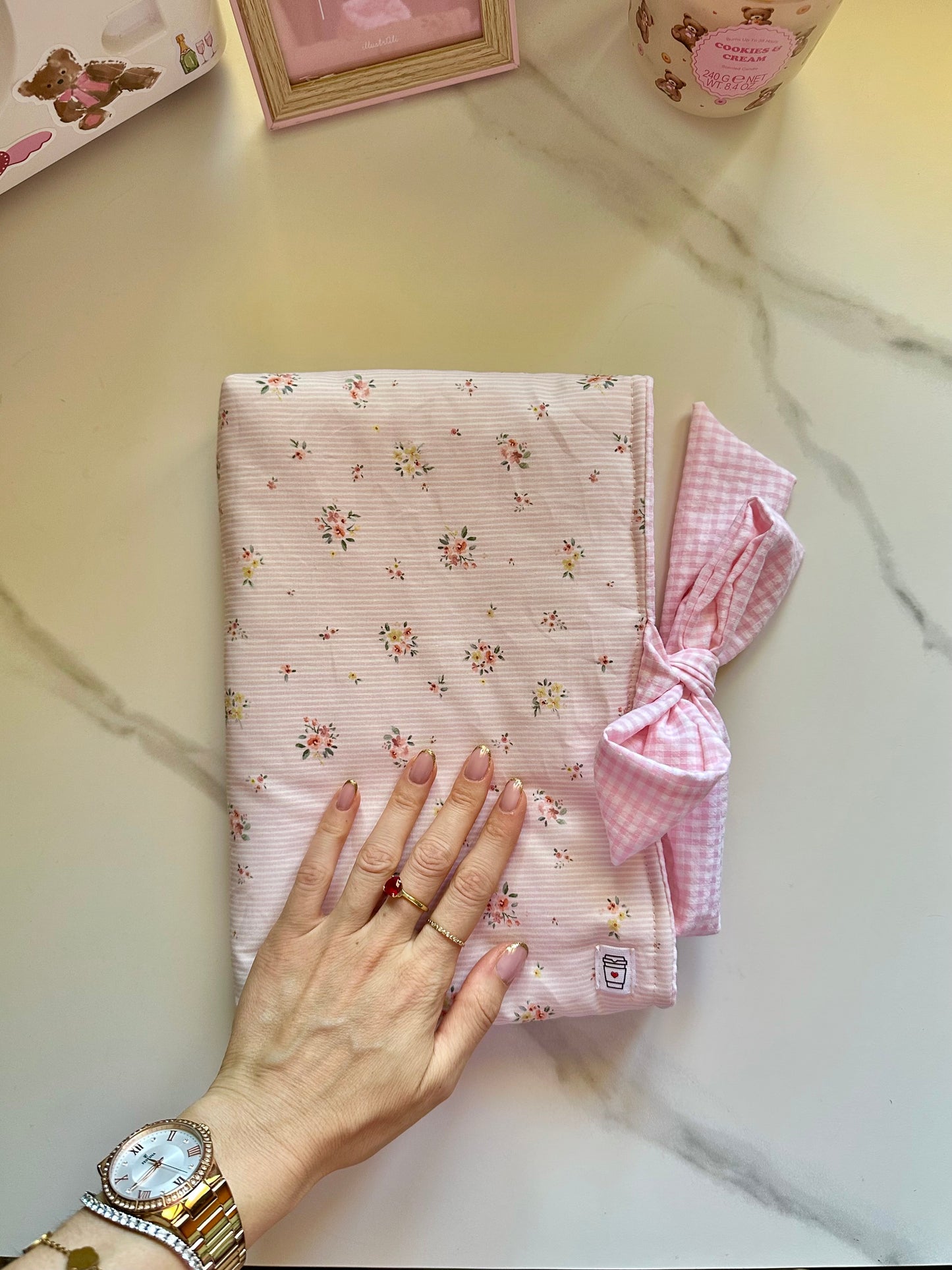 Book cover righine rosa