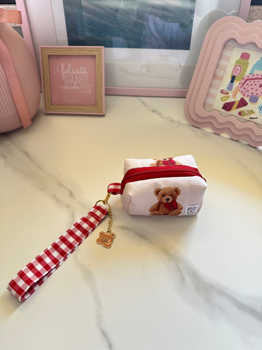 Portachiavi mini beauty orsetto