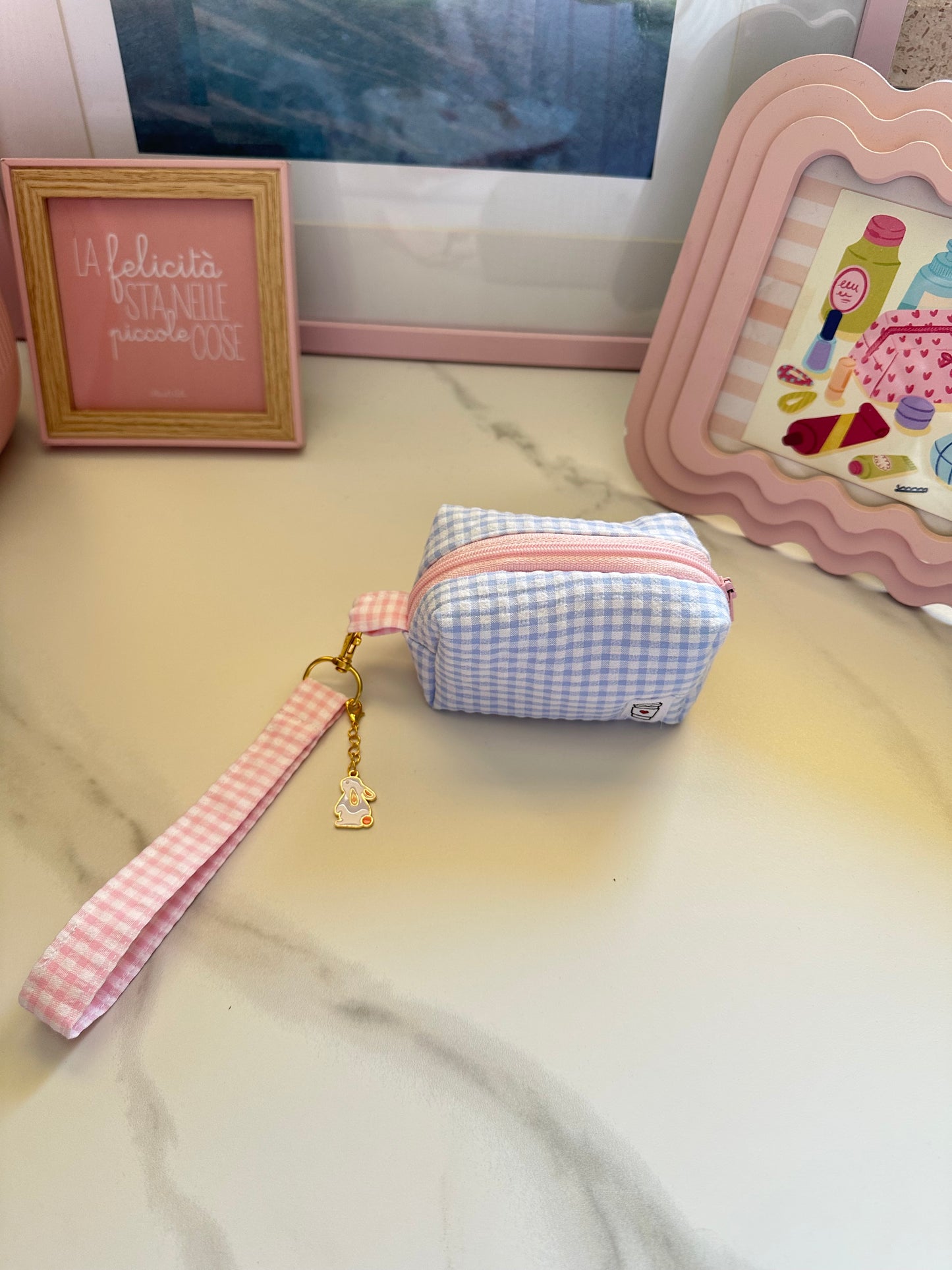 Portachiavi mini beauty coniglietto