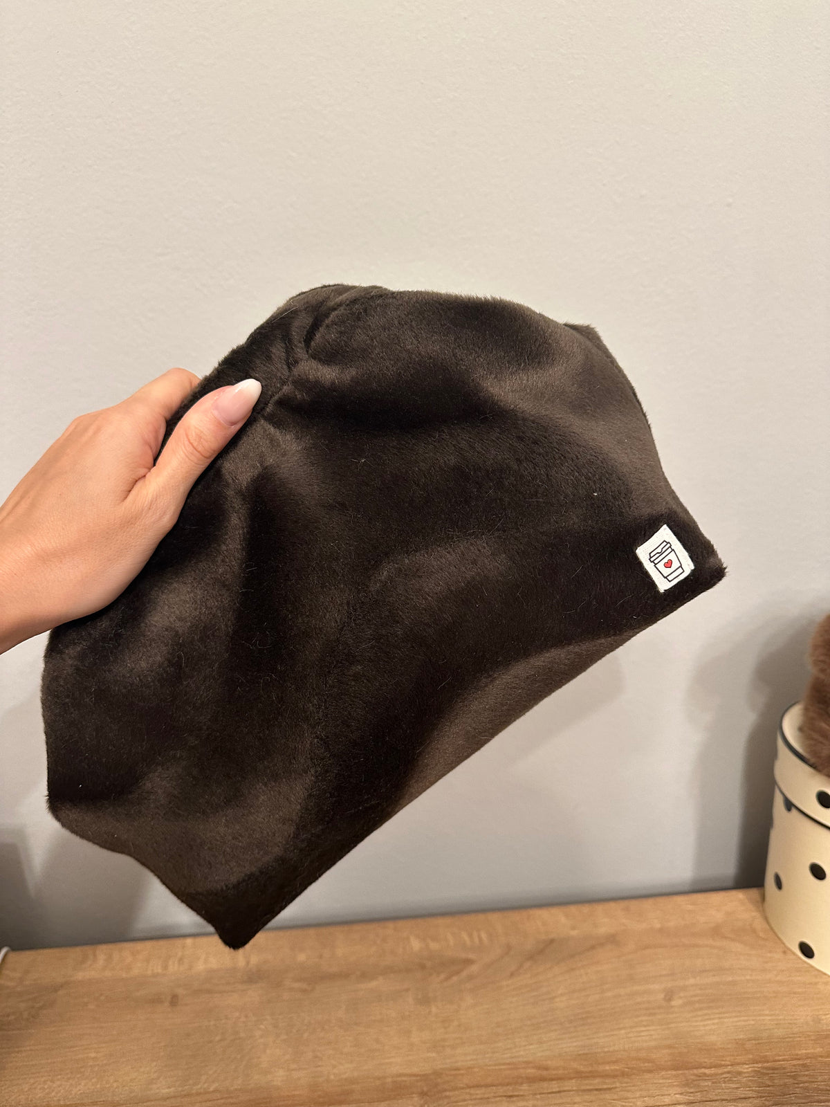 Clutch “All Day” marrone cioccolato