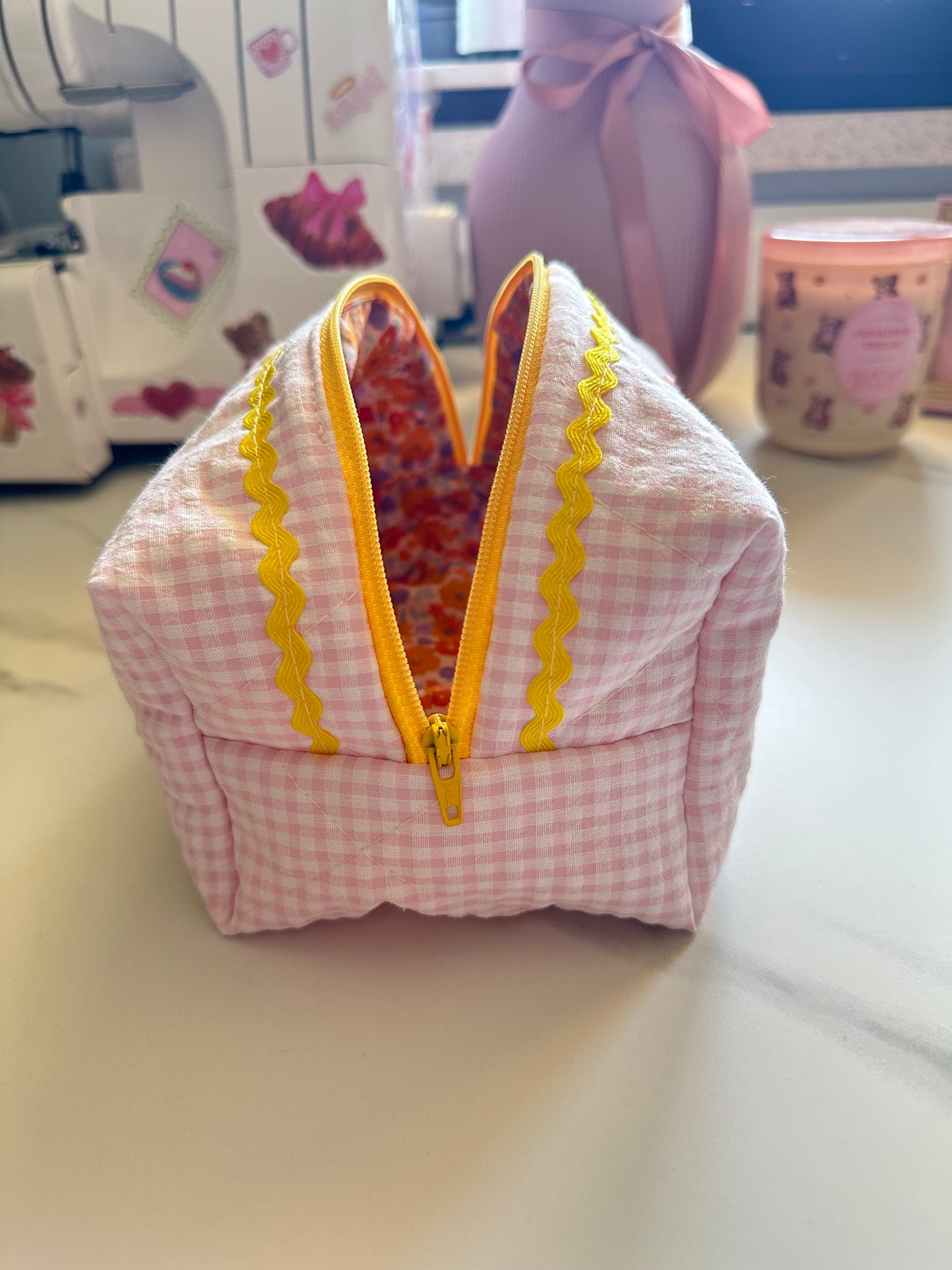 Beauty grande vichy rosa
